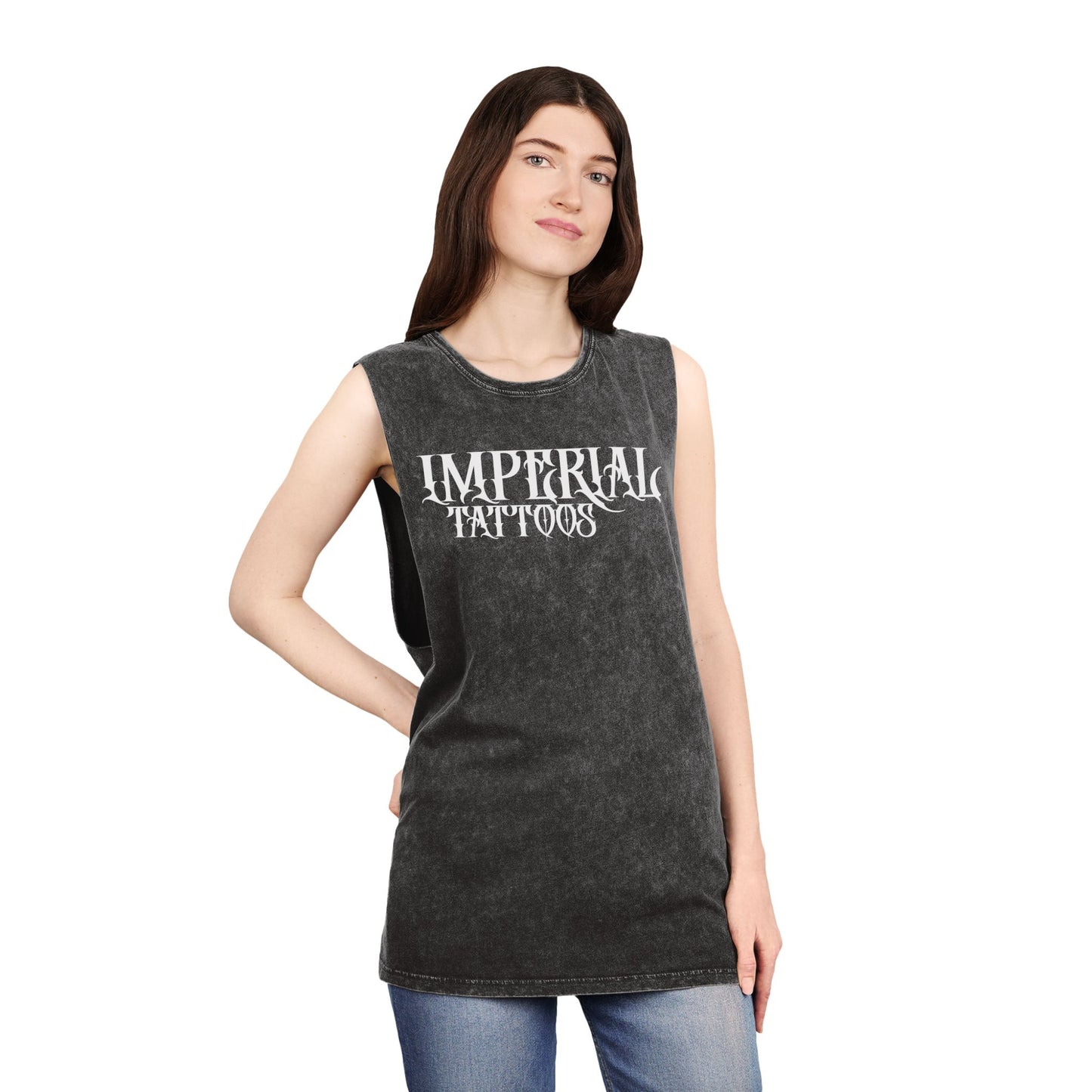 Unisex Stonewash Tank Top