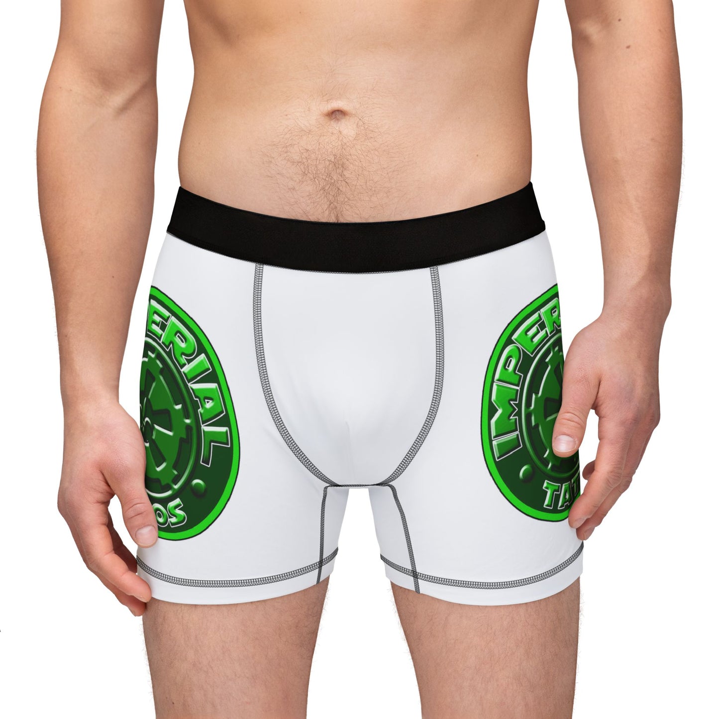 Men's Boxers with Imperial Tattoos Design - Comfortable and Stylish Underwear for Tattoo Enthusiasts
