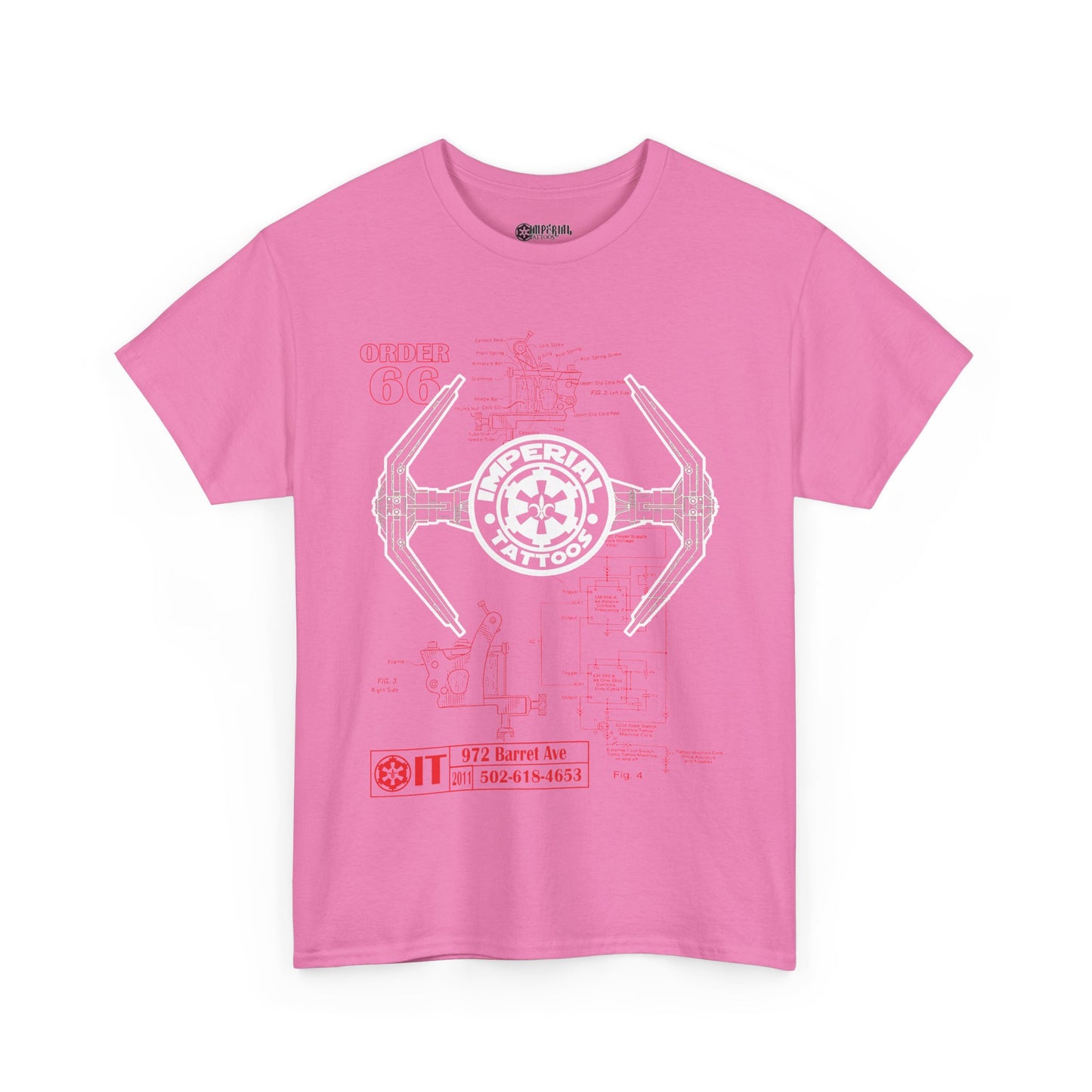 Schematic Red/White T-Shirt
