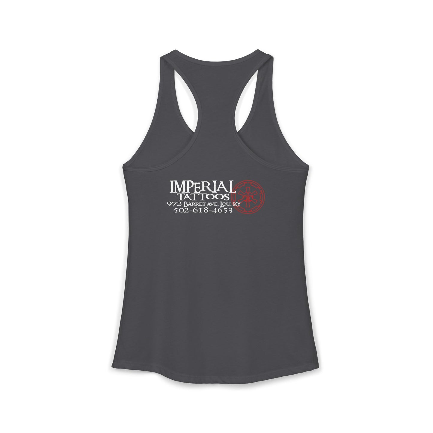 Women's Racerback Tank Imperial Tattoos 2016 COG GREEN