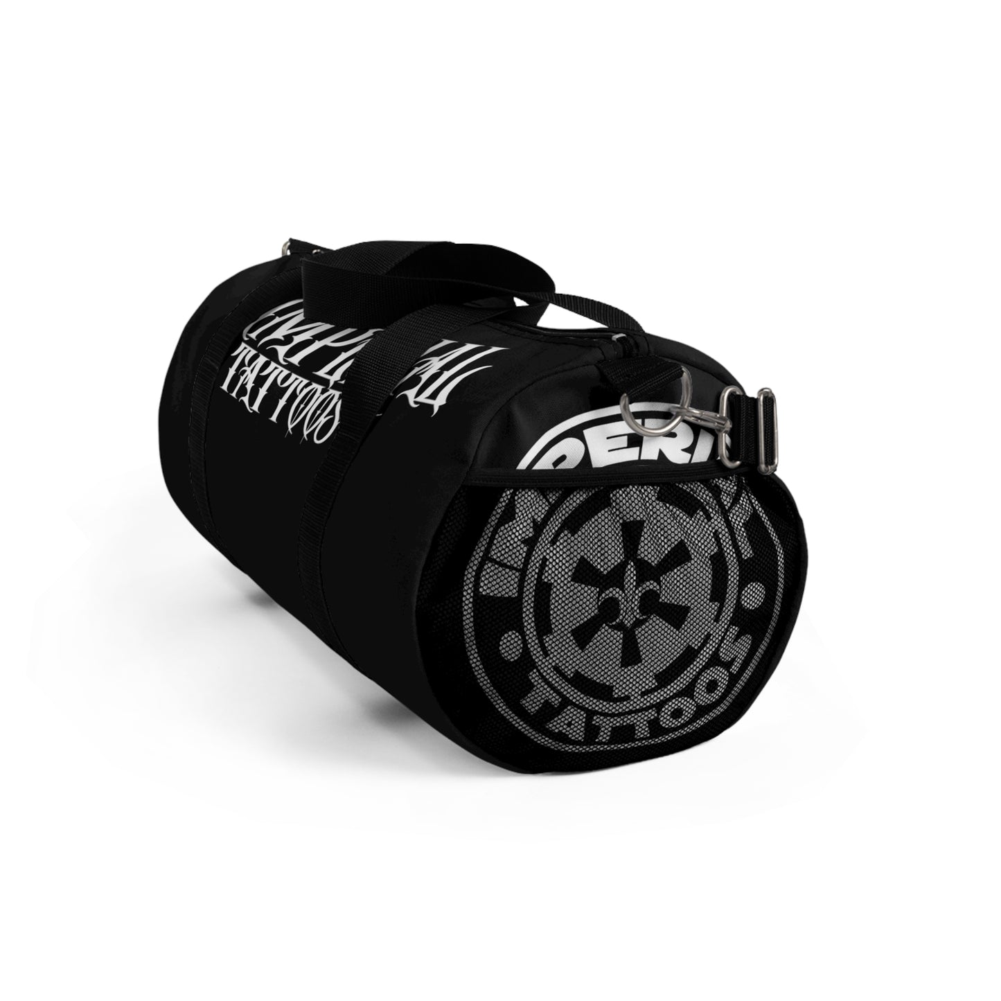 Black Imperial Tattoos Duffel Bag — 'Imperial Tattoos' Gym & Travel Bag