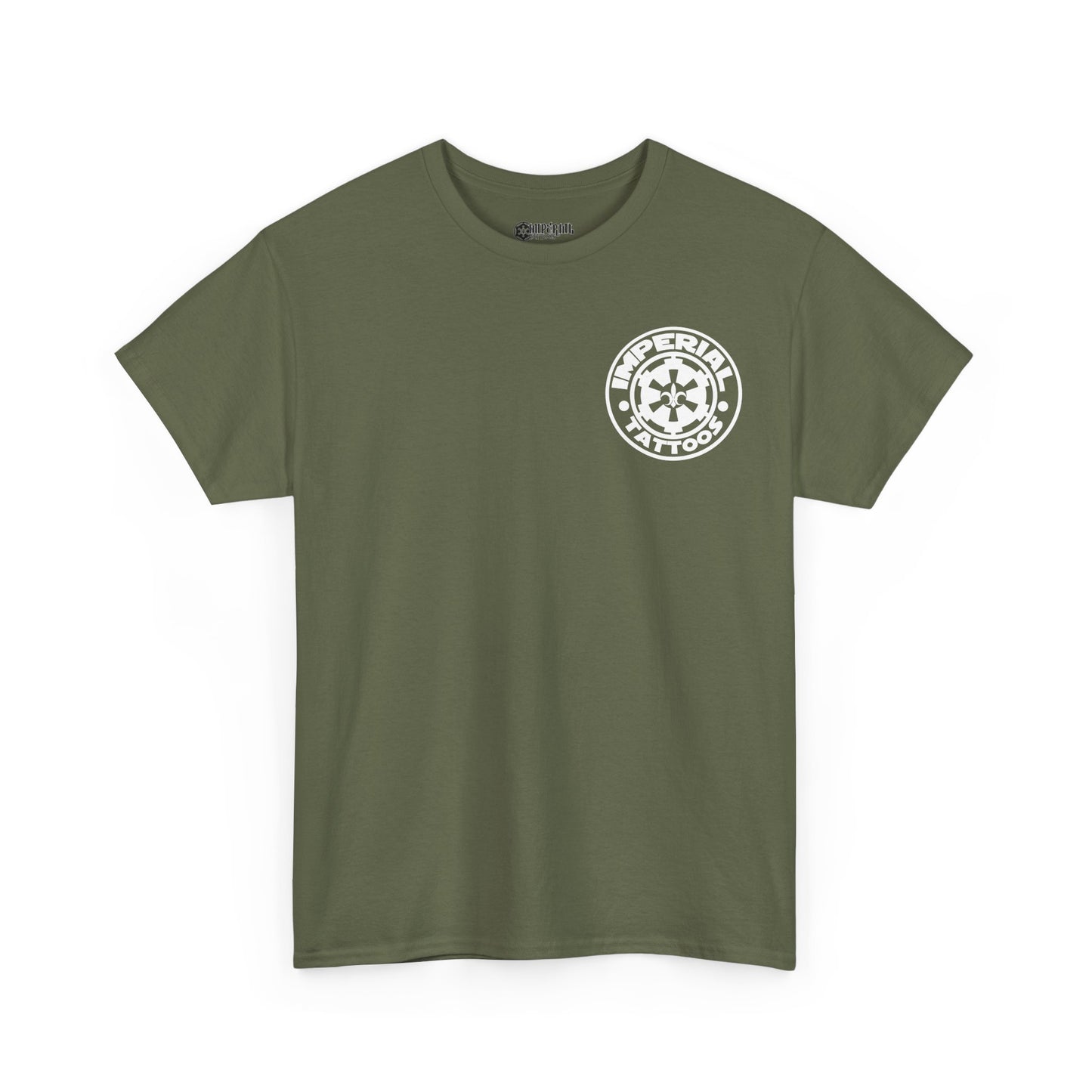 Cog front pocket, Skull & Sabers on back T-Shirt