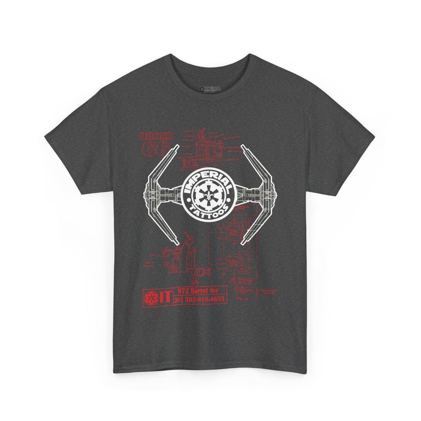 Schematic Red/White T-Shirt