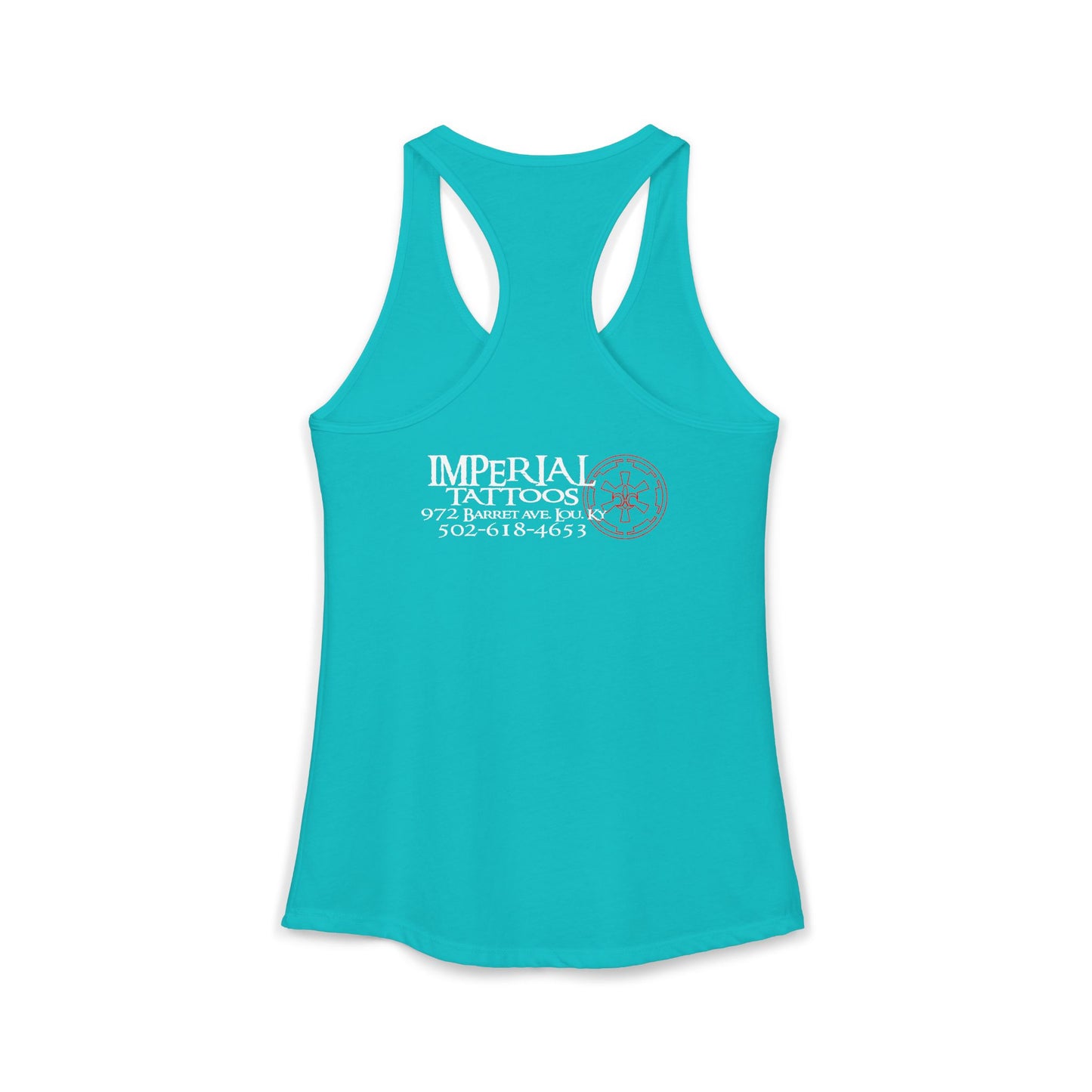 Women's Racerback Tank Imperial Tattoos 2016 COG GREY