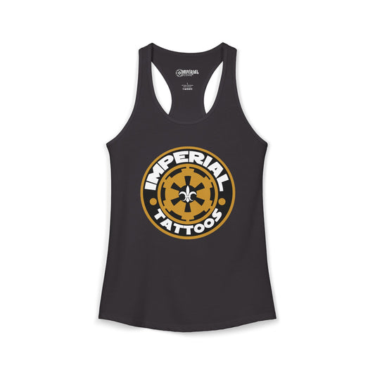Women's Racerback Tank Imperial Tattoos 2014 COG GOLD