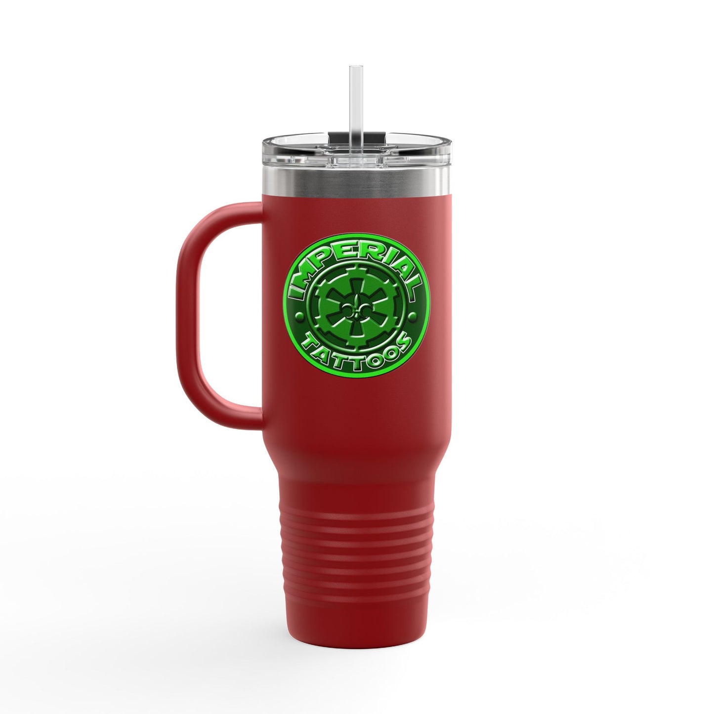 Insulated Travel Mug - 40oz Order 66 Design green/purple