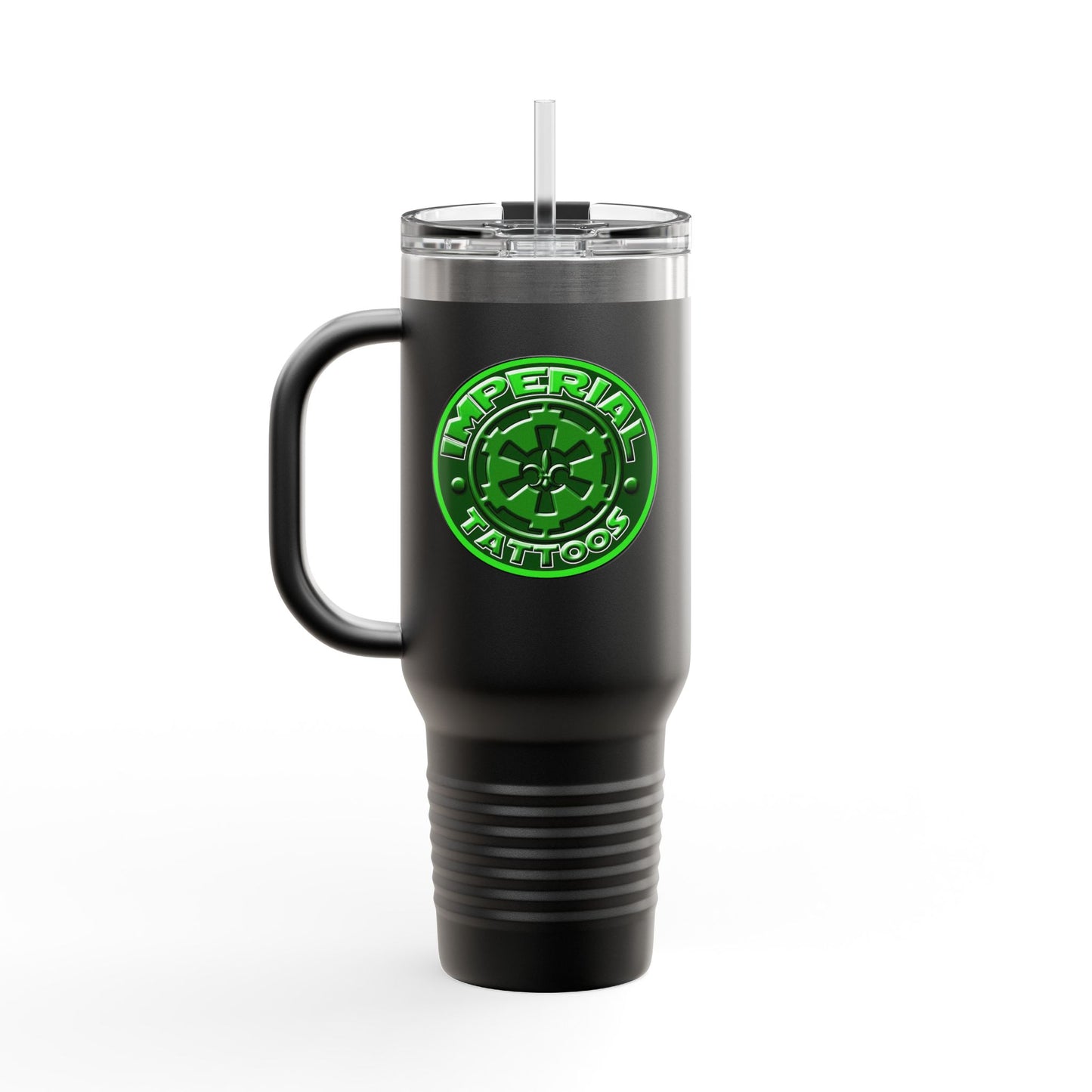 Insulated Travel Mug - 40oz Order 66 Design green/purple
