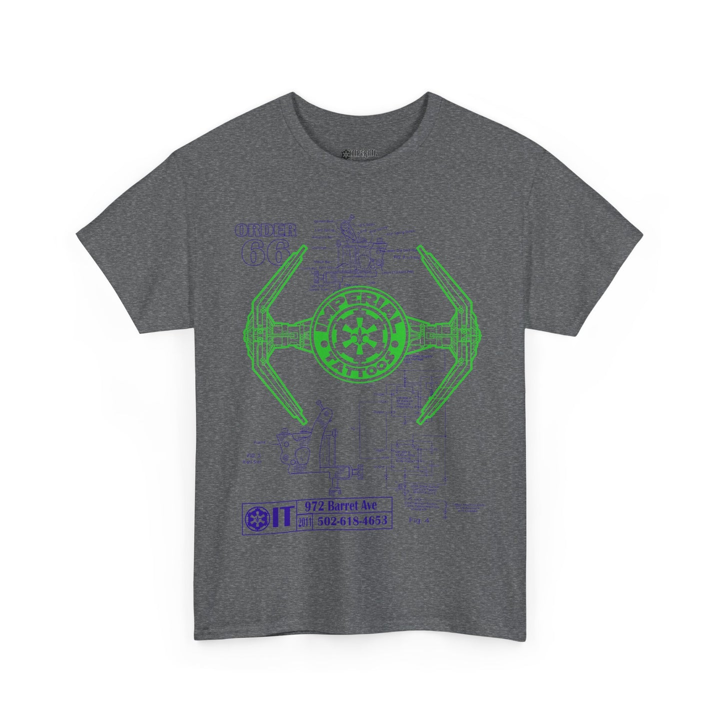 Schematic Green/Purple T-Shirt