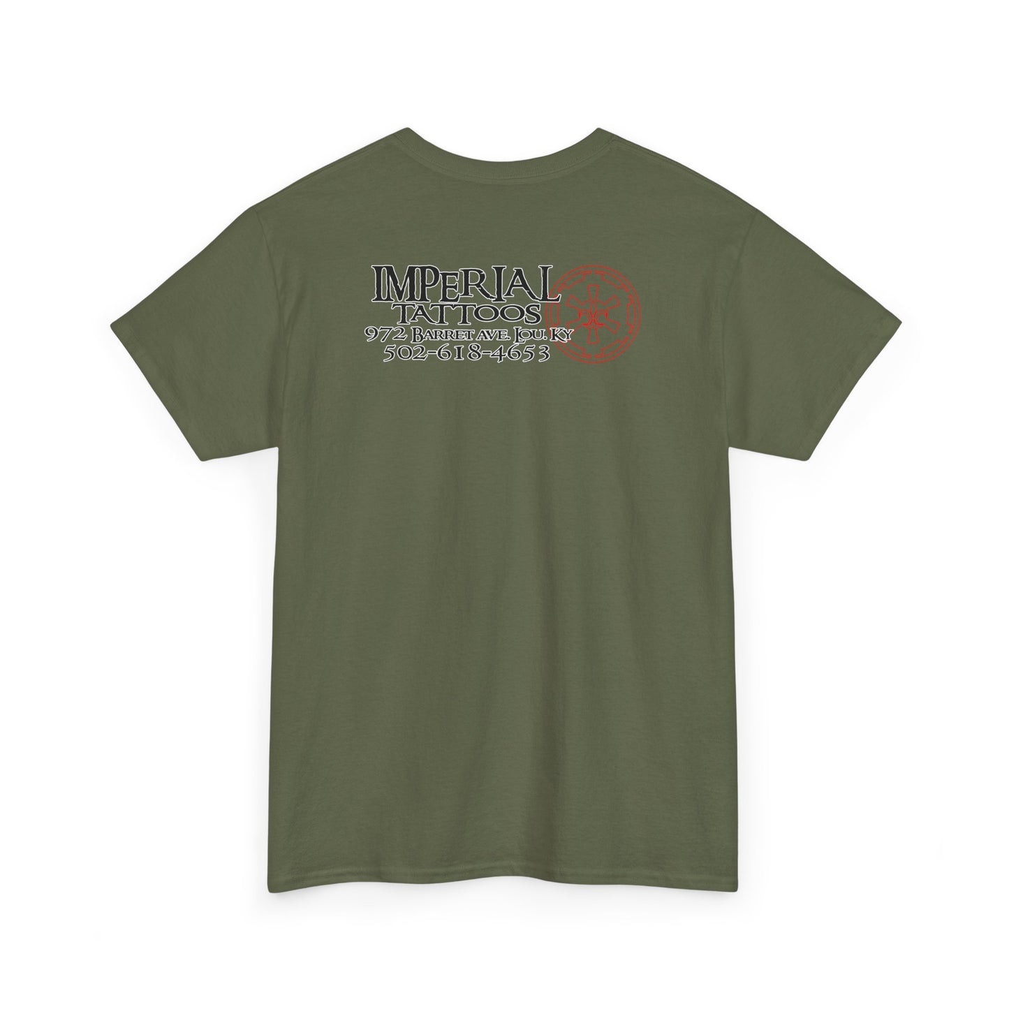 Gothic Script Green T-Shirt
