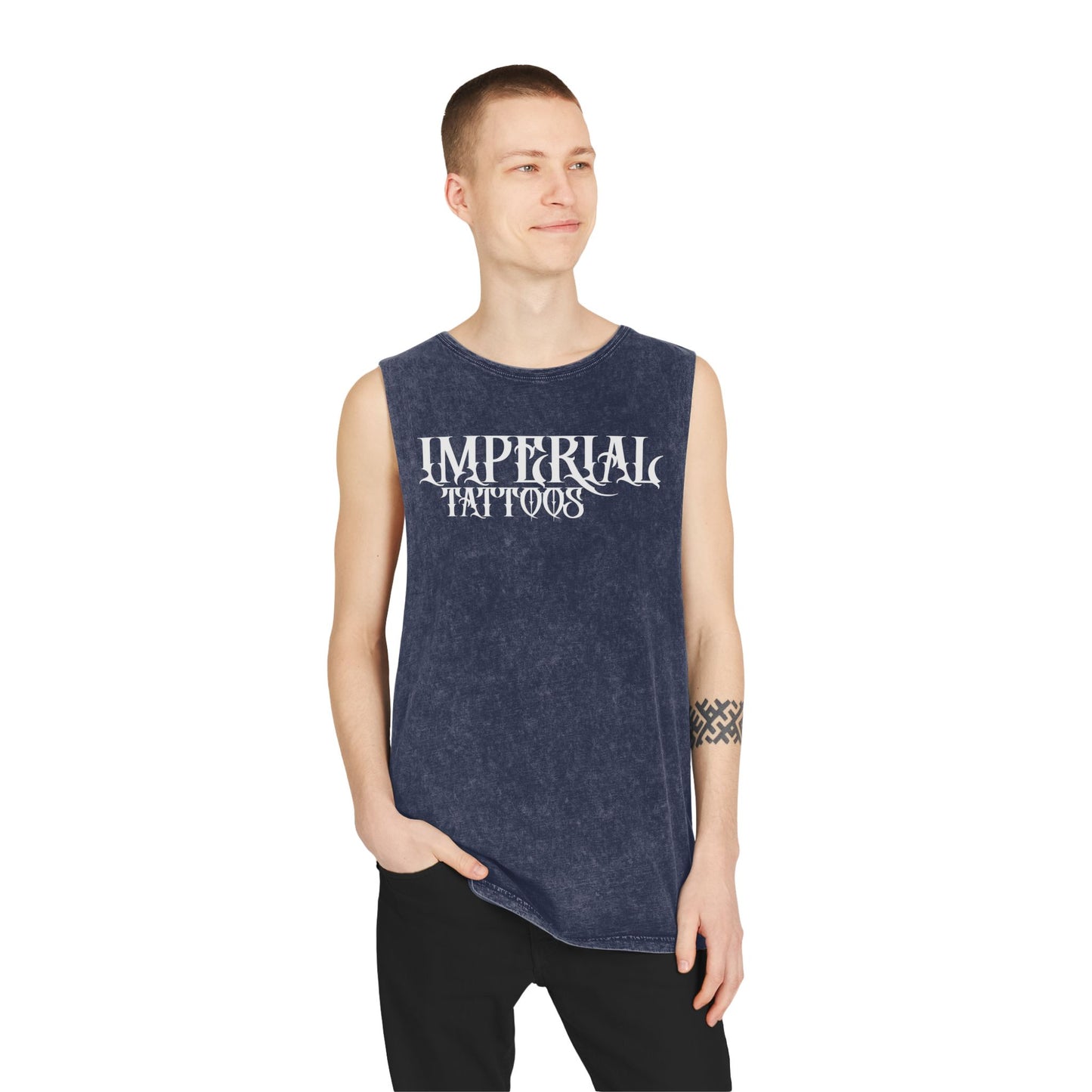 Unisex Stonewash Tank Top