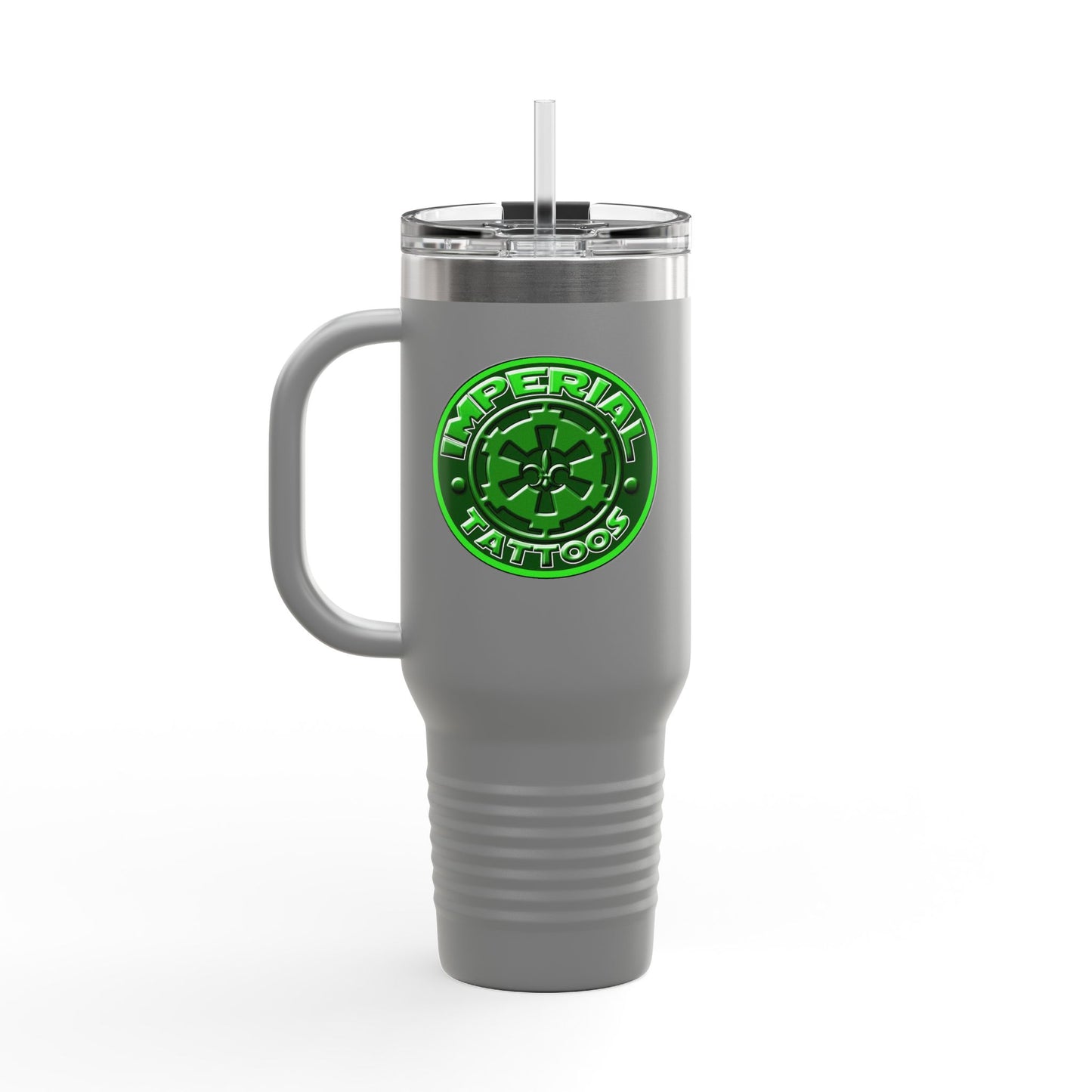 Insulated Travel Mug - 40oz Order 66 Design green/purple