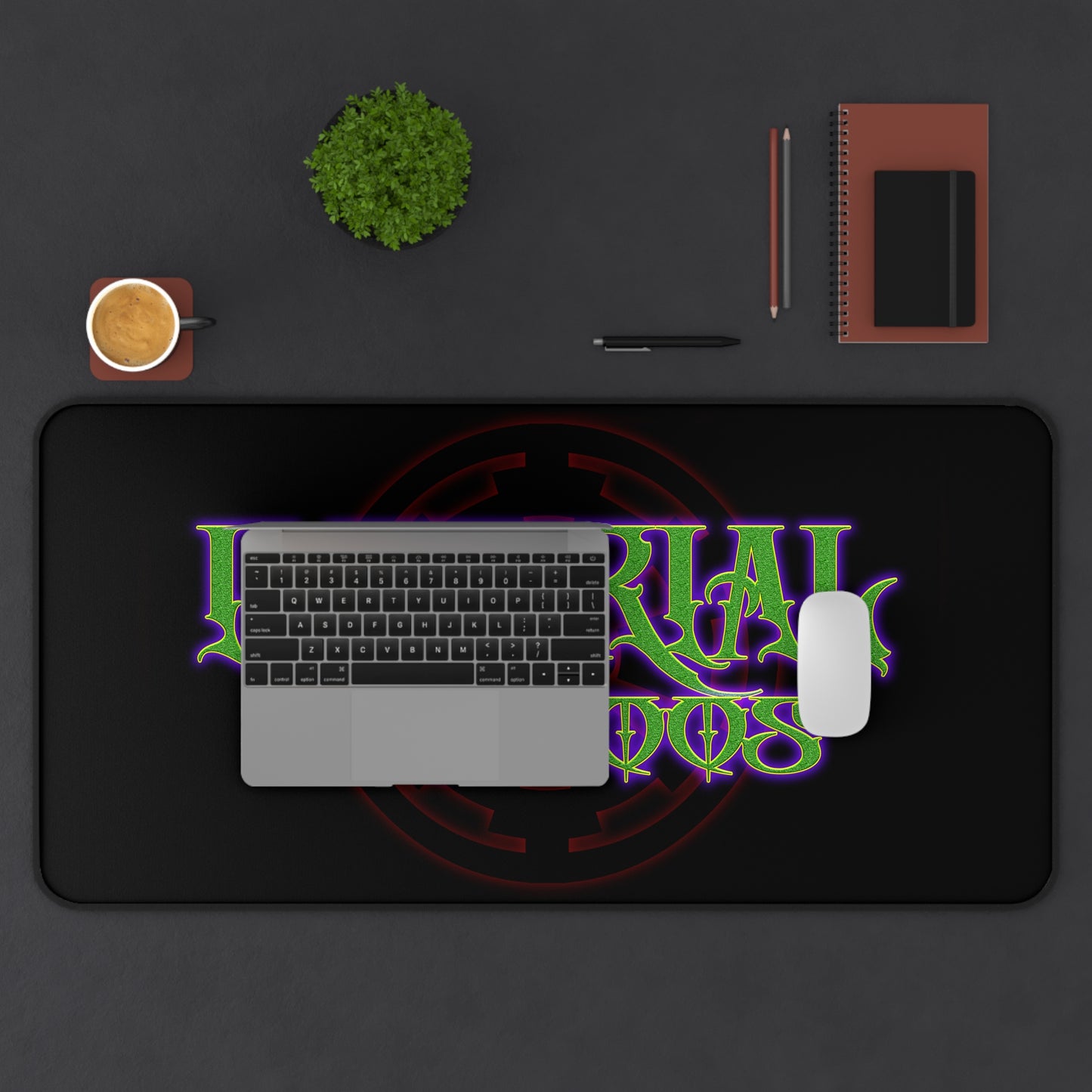 Imperial Tattoos Gothic Desk & Gun Mat 16"x 32"