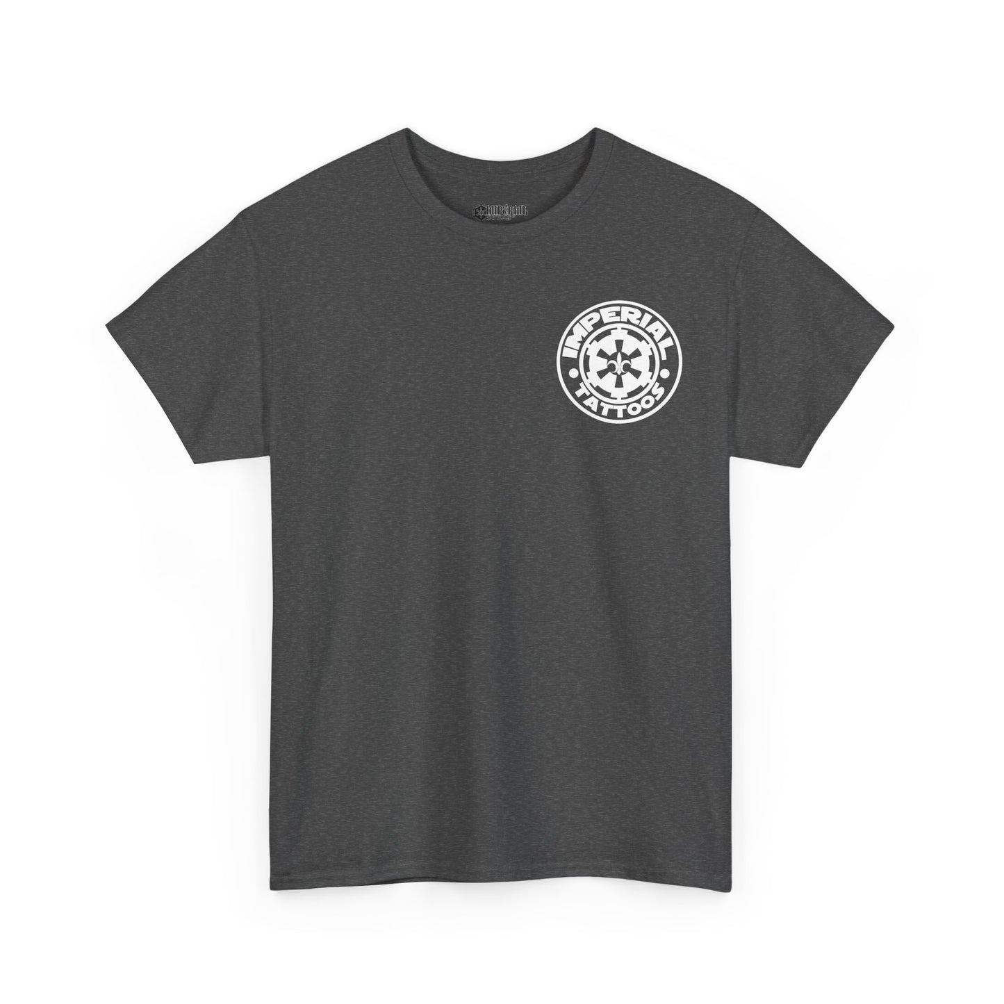 Cog front pocket, Skull & Sabers on back T-Shirt