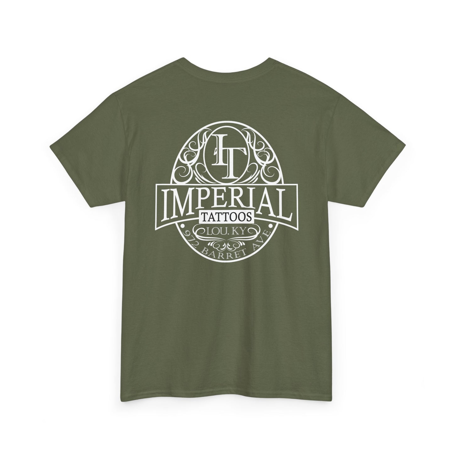 Imperial Tattoos Smokers T-Shirt WHITE print