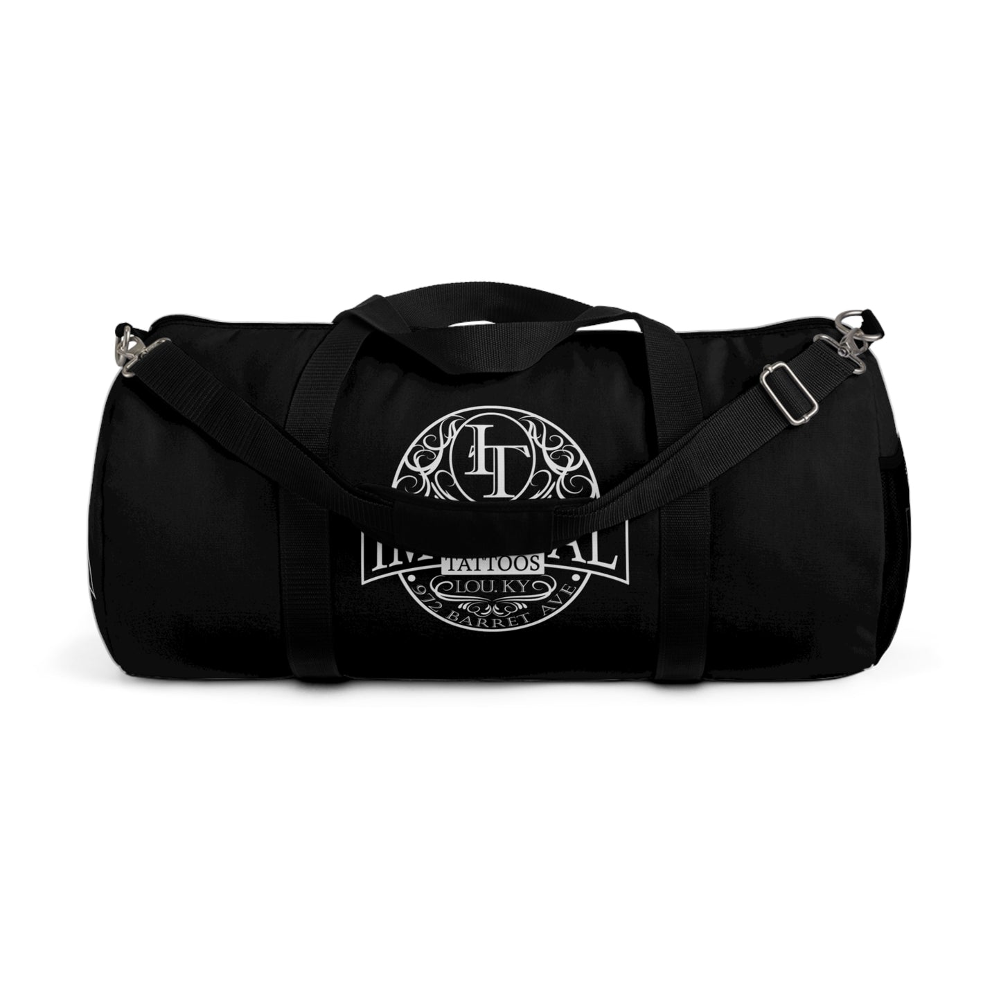 Imperial Tattoos Smokers Logo Duffel Bag — Black Gym & Travel Weekender