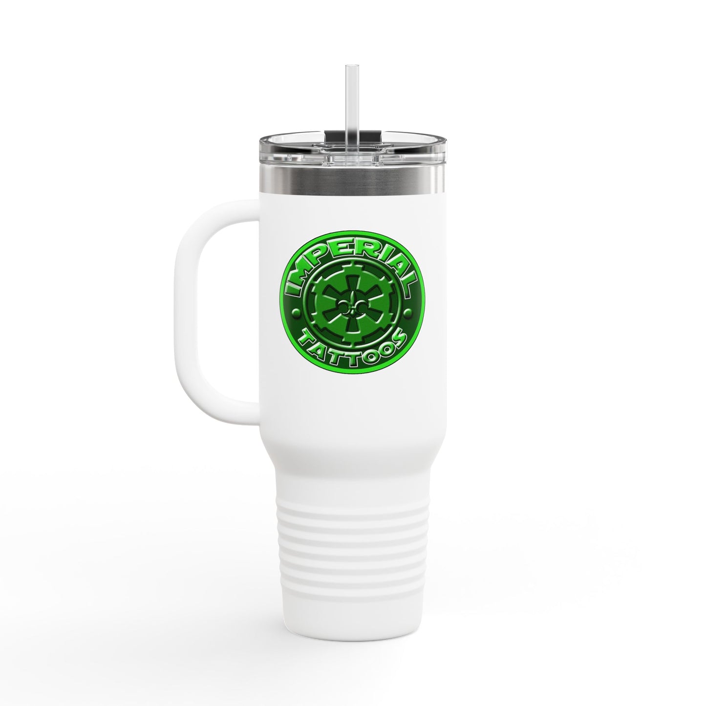 Insulated Travel Mug - 40oz Order 66 Design green/purple