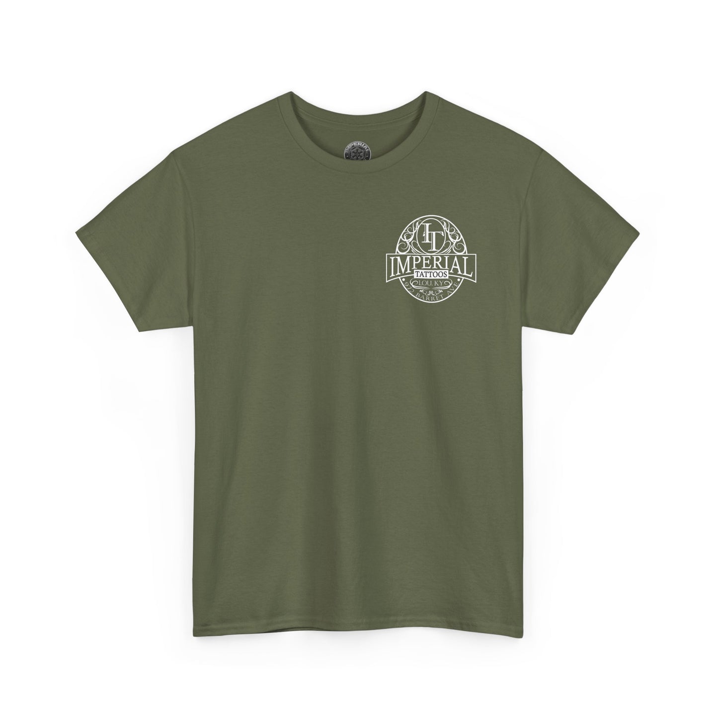 Imperial Tattoos Smokers T-Shirt WHITE print