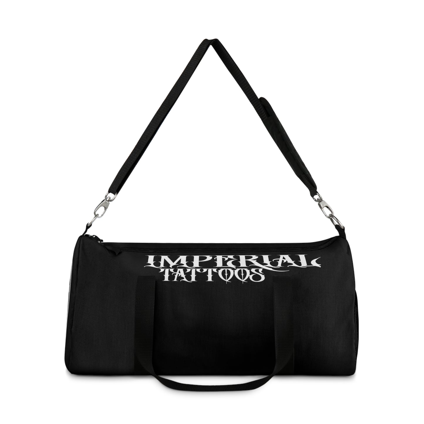 Black Imperial Tattoos  Duffel Bag — 'Imperial Tattoos' Gym & Travel Bag