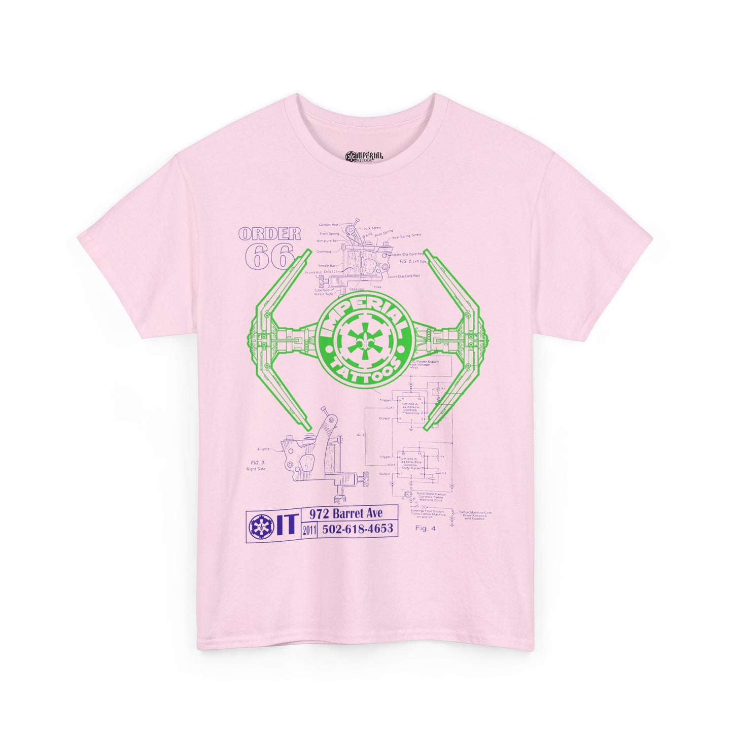 Schematic Green/Purple T-Shirt