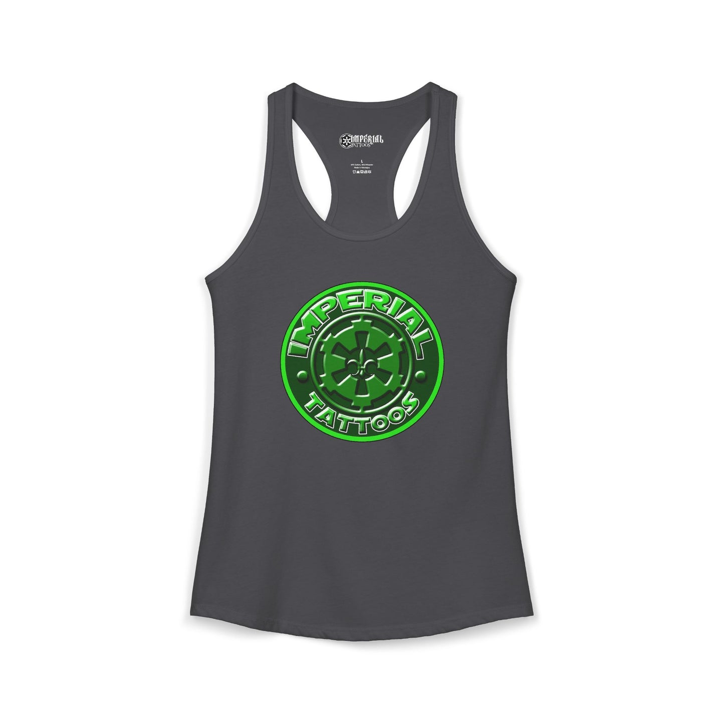 Women's Racerback Tank Imperial Tattoos 2016 COG GREEN