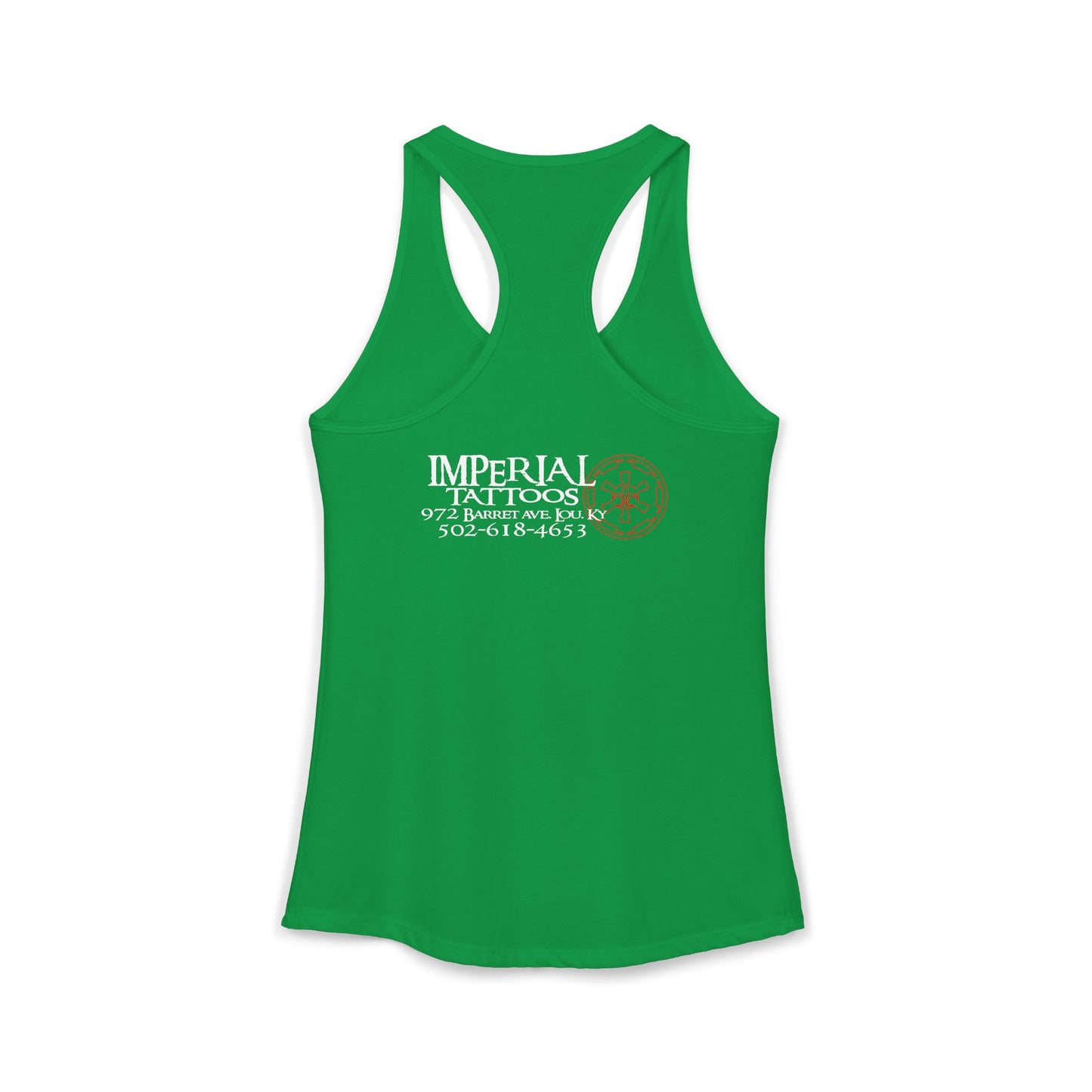 Women's Racerback Tank Imperial Tattoos Beautiful Disaster