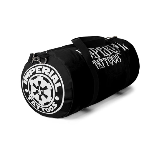 Black Imperial Tattoos  Duffel Bag — 'Imperial Tattoos' Gym & Travel Bag