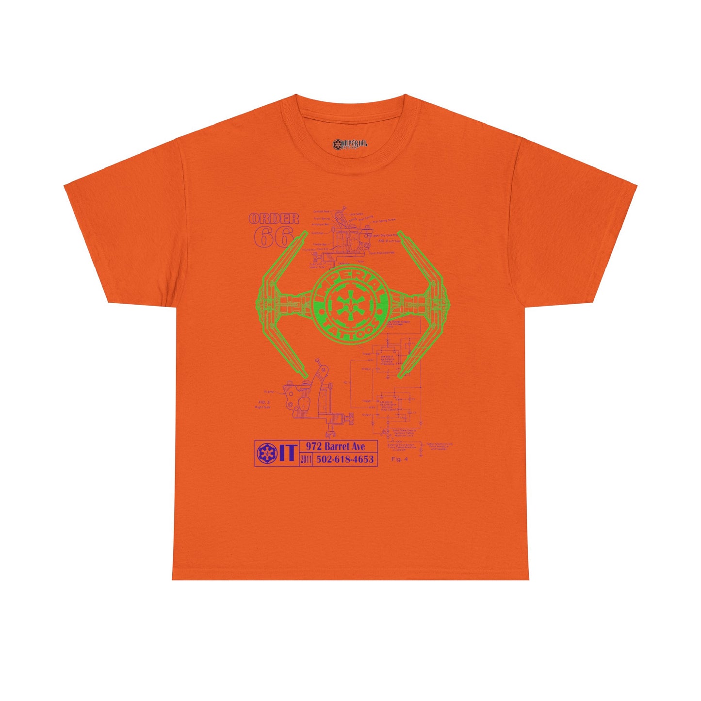 Schematic Green/Purple T-Shirt