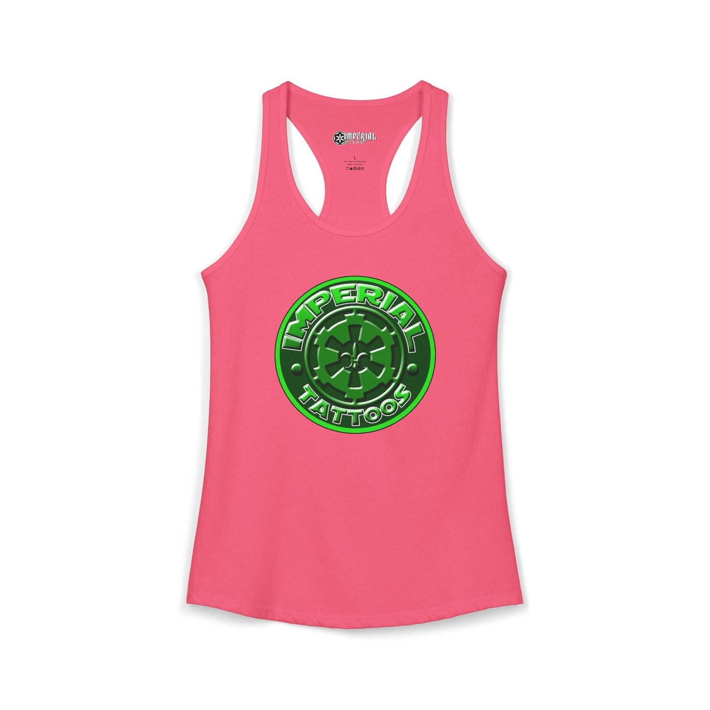 Women's Racerback Tank Imperial Tattoos 2016 COG GREEN