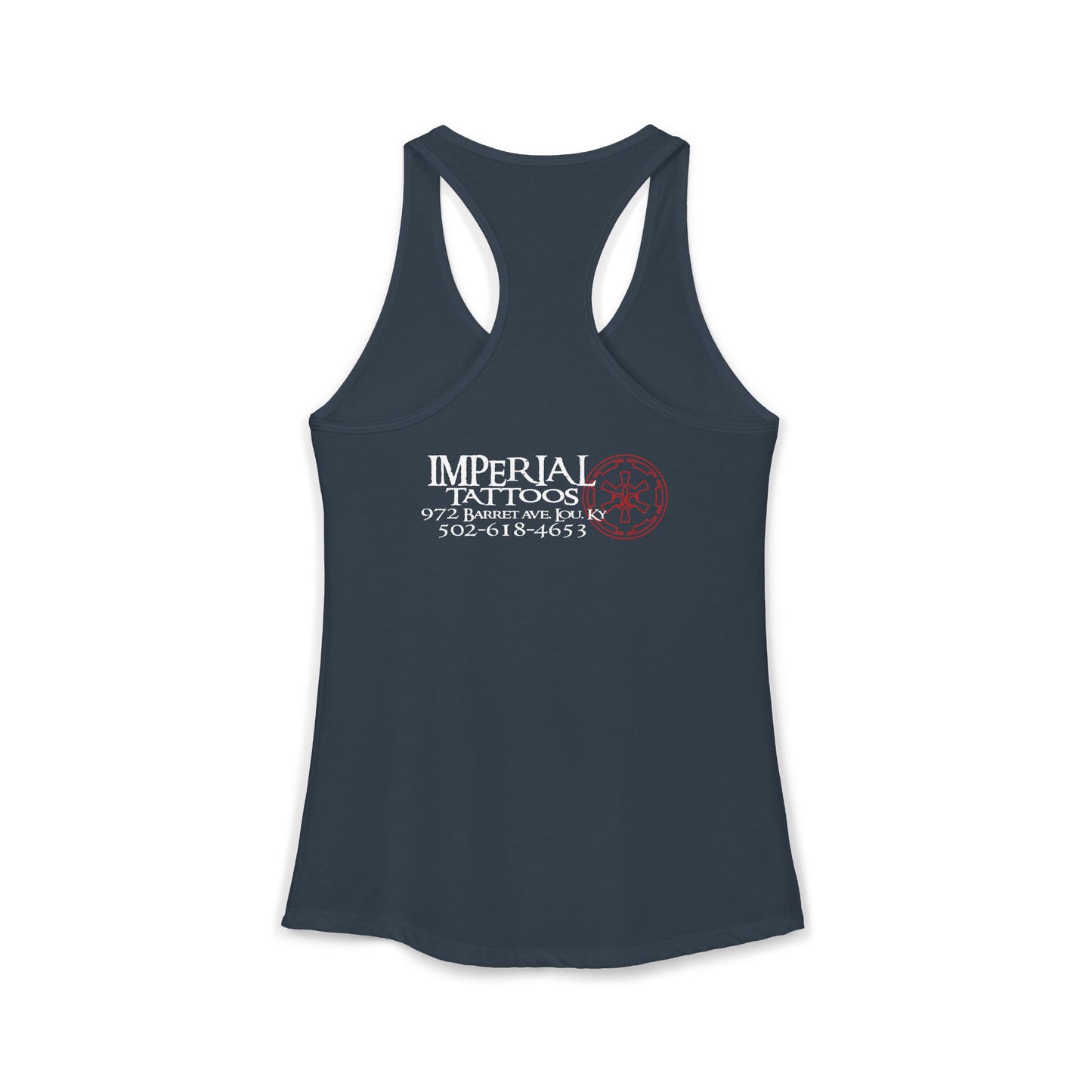 Women's Racerback Tank Imperial Tattoos 2016 COG GREY