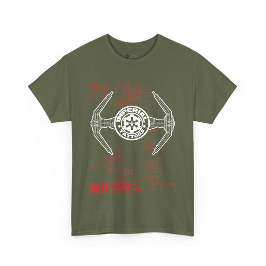 Schematic Red/White T-Shirt