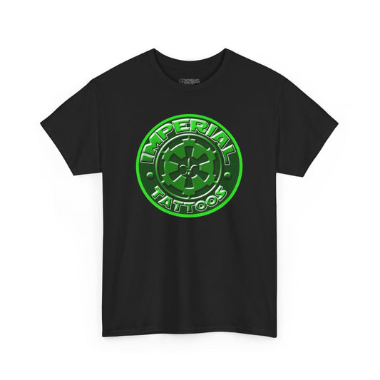 Imperial Tattoos Green Logo T-Shirt - Fresh and Bold
