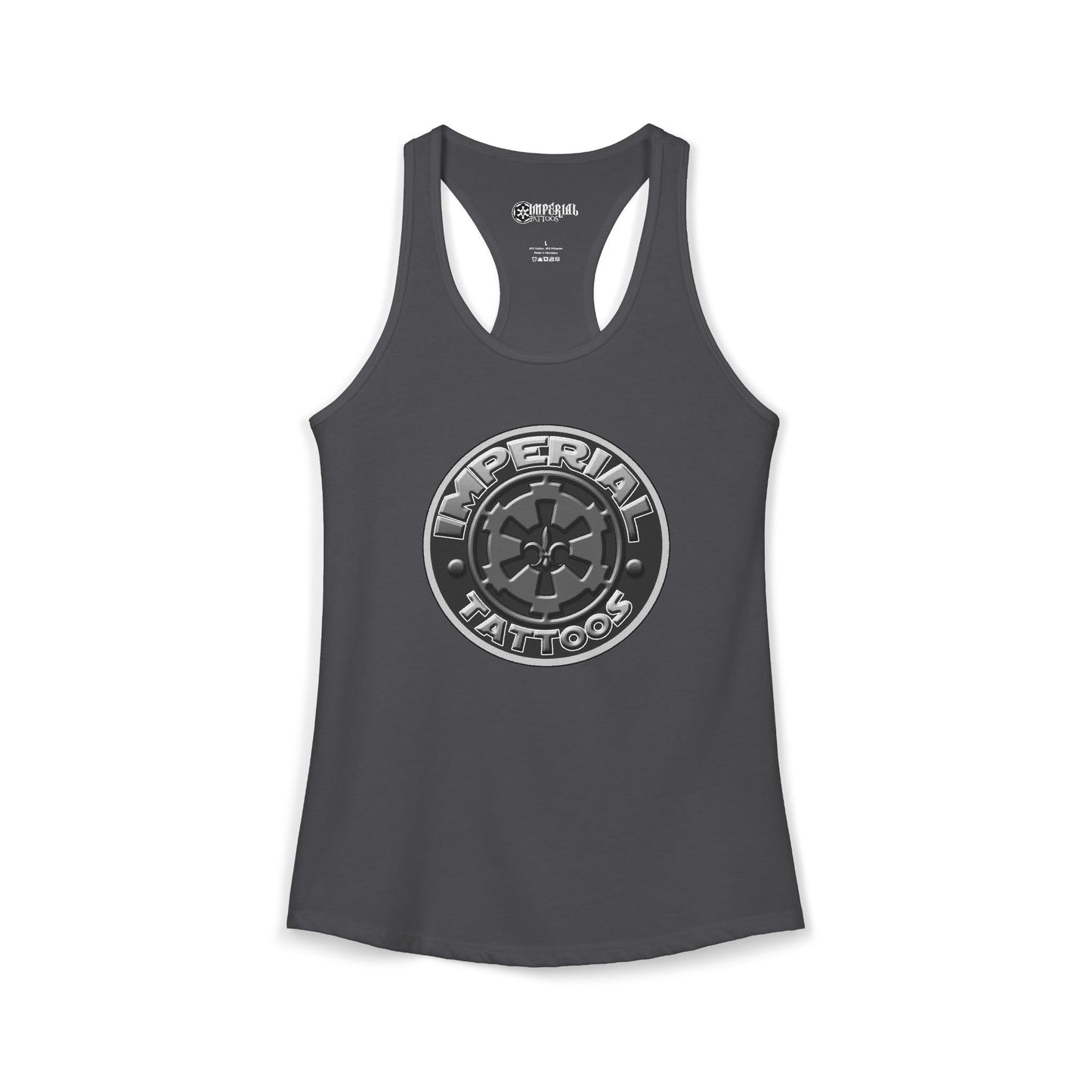 Women's Racerback Tank Imperial Tattoos 2016 COG GREY