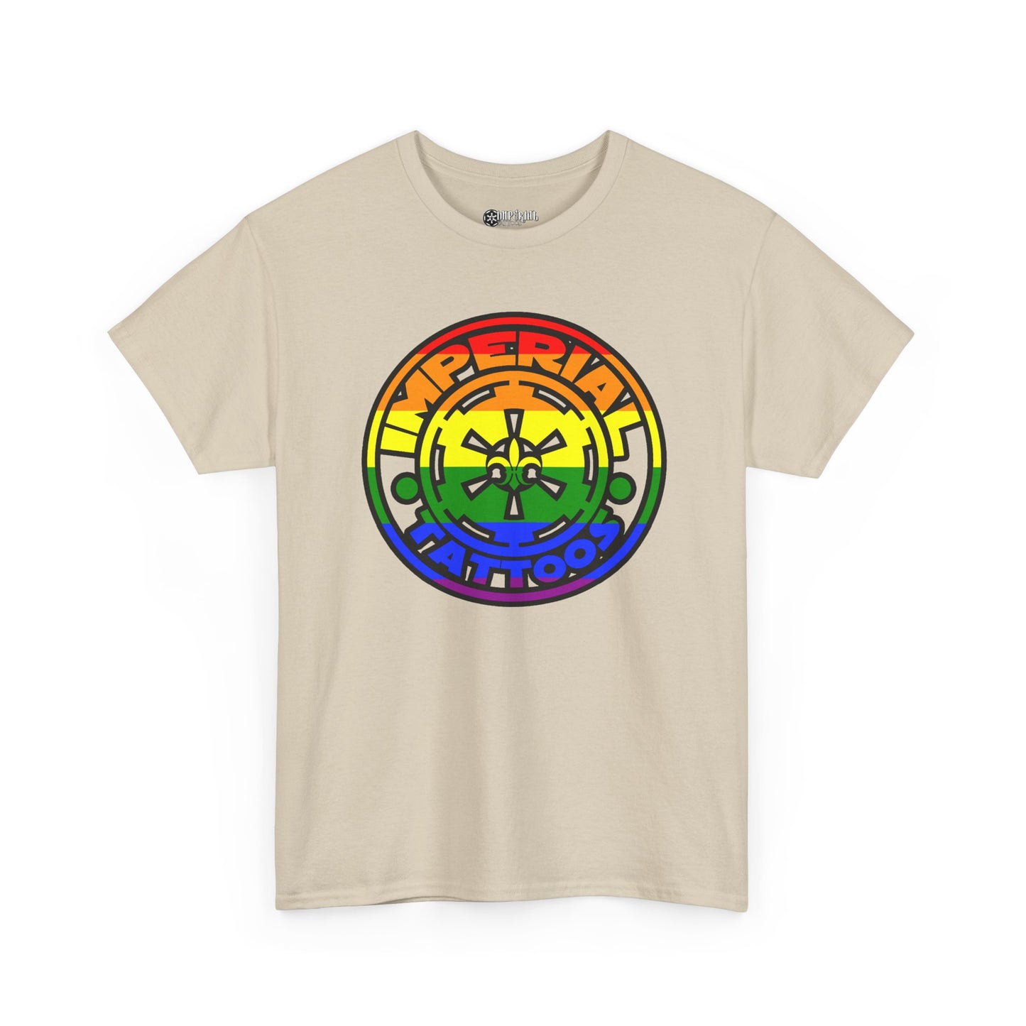 Pride | 2010 Cog | Colorful Graphic Unisex Heavy Cotton Tee, Pride Symbol Tee, Tattoo Studio Merchandise, LGBTQ+ Apparel, Casual T-Shirt