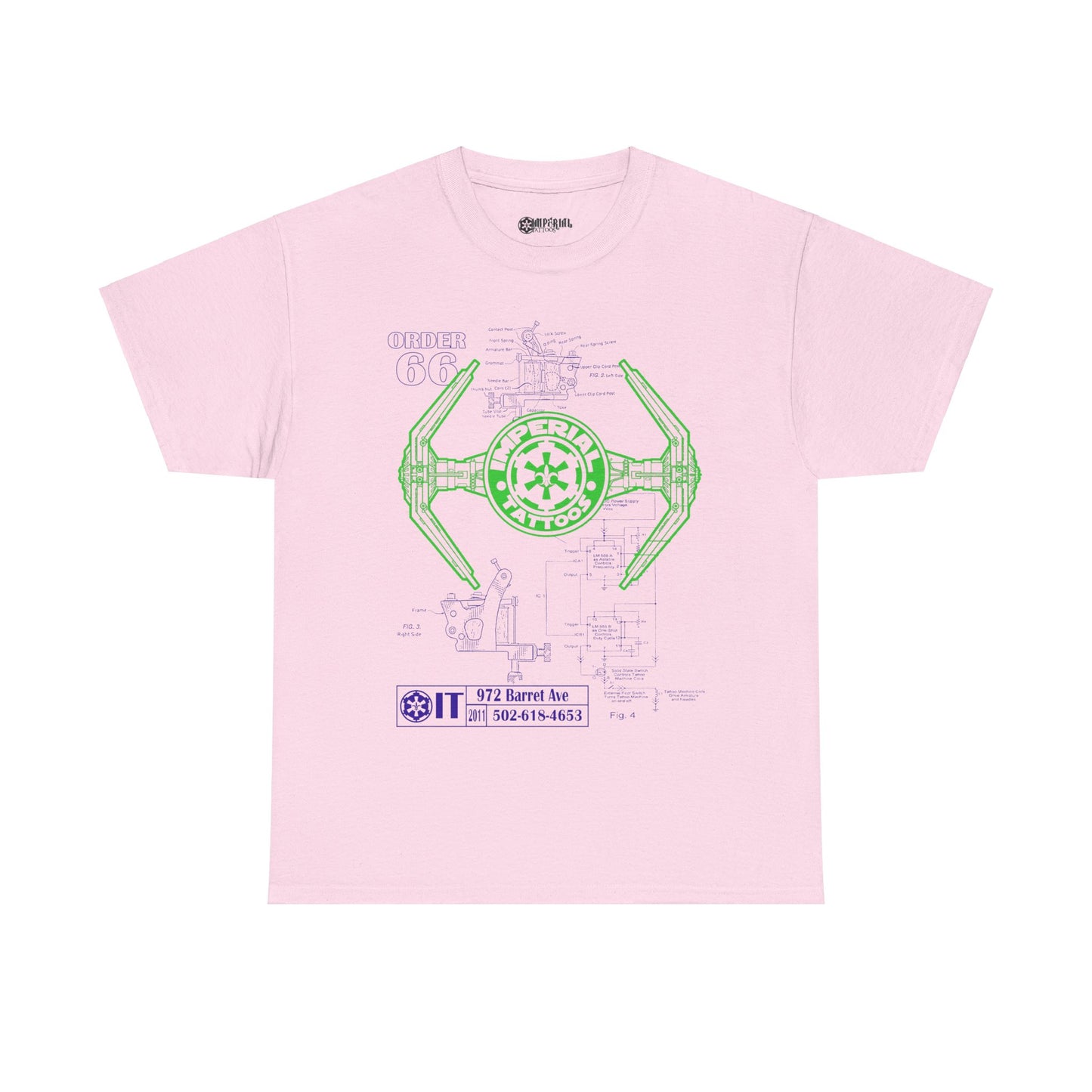 Schematic Green/Purple T-Shirt