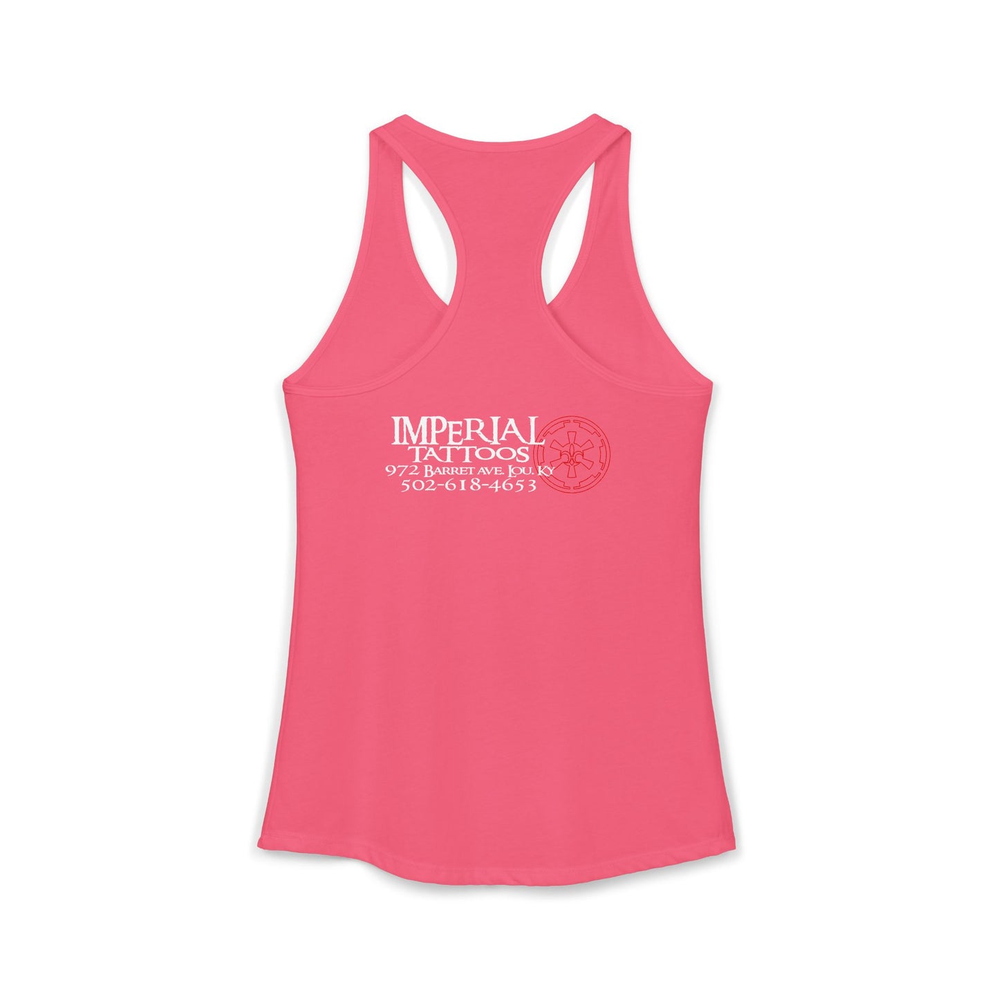 Women's Racerback Tank Imperial Tattoos 2016 COG RED