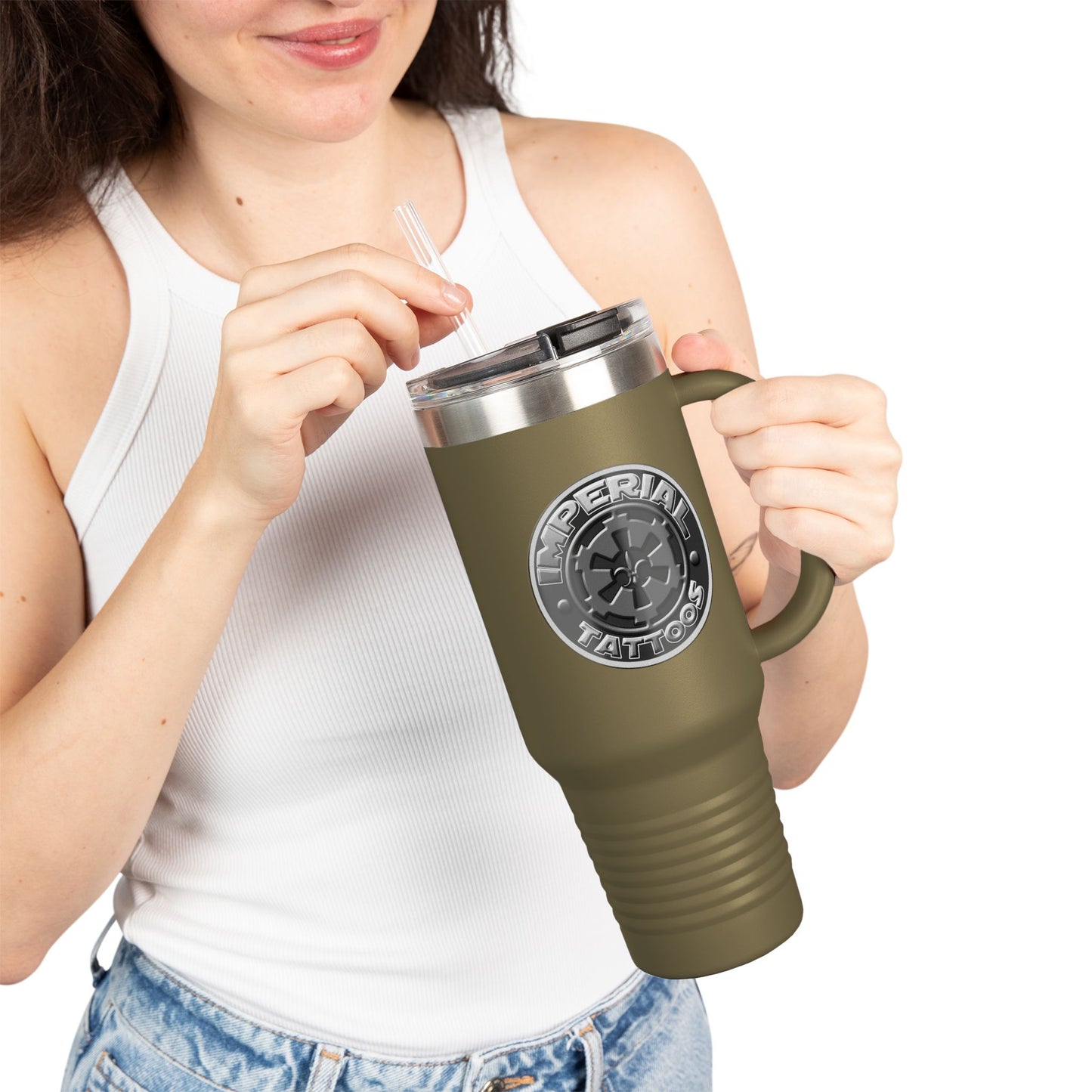 Imperial Tattoos 40oz Insulated Tumbler