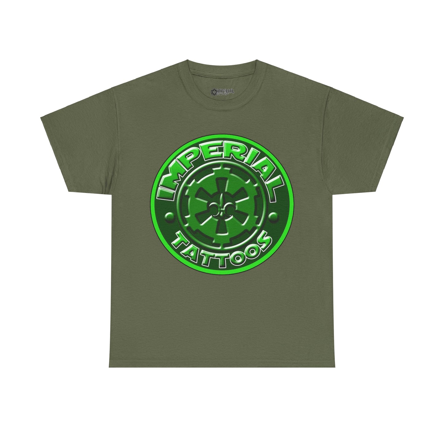 Imperial Tattoos Green Logo T-Shirt - Fresh and Bold