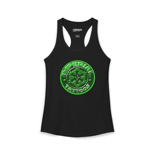 Women's Racerback Tank Imperial Tattoos 2016 COG GREEN
