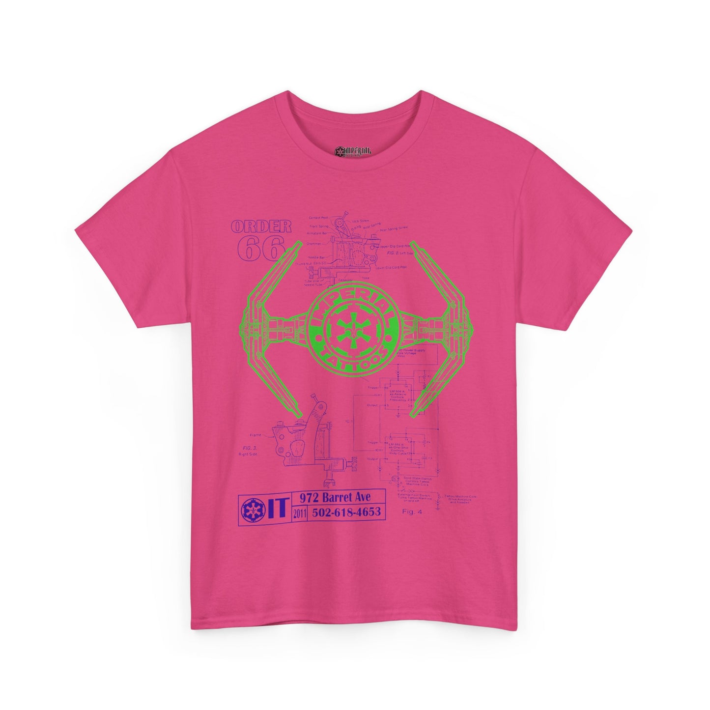 Schematic Green/Purple T-Shirt