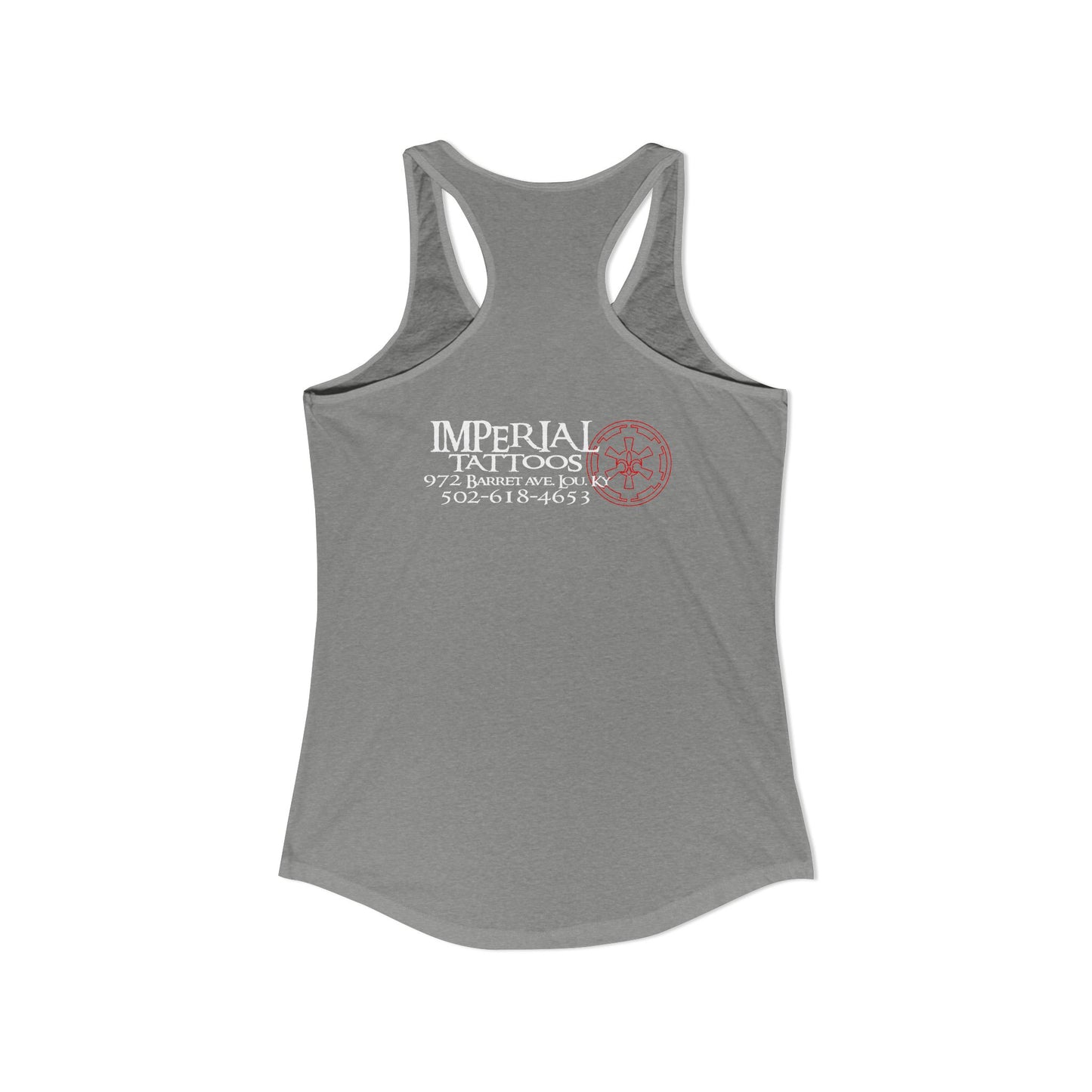 Women's Racerback Tank Imperial Tattoos 2014 COG GOLD