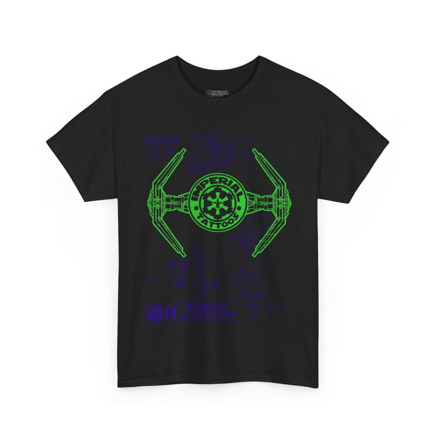 Schematic Green/Purple T-Shirt