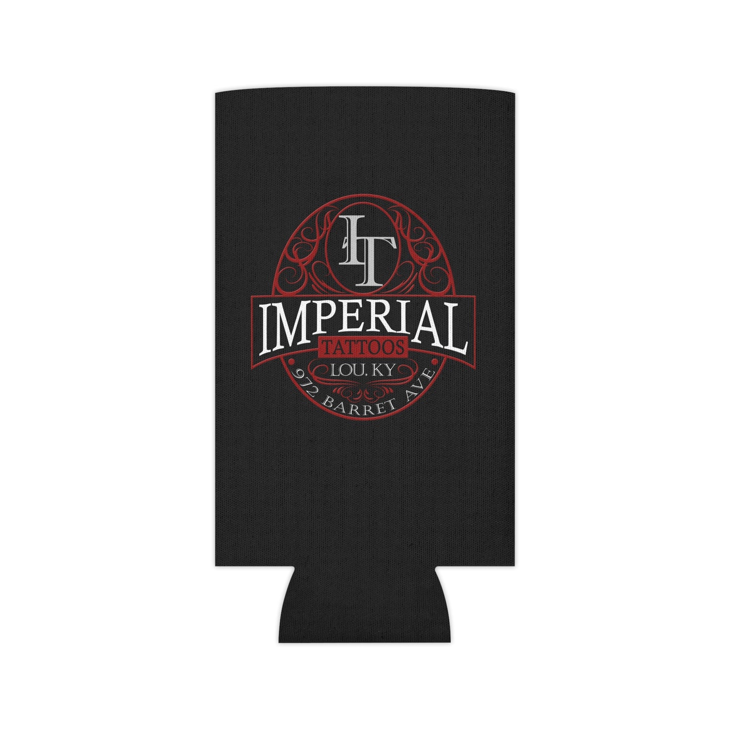 Koozie | Red Smokers | Stylish Can Cooler with QR Code | Perfect for Events, Gifts, BBQs, and Picnics