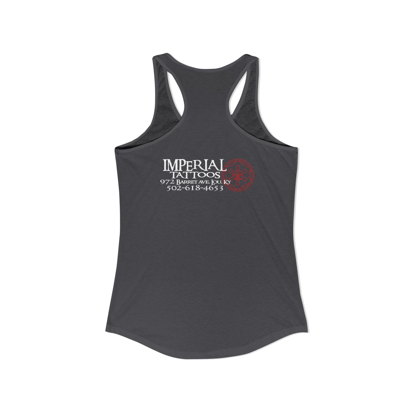 Women's Racerback Tank Imperial Tattoos 2014 COG GOLD