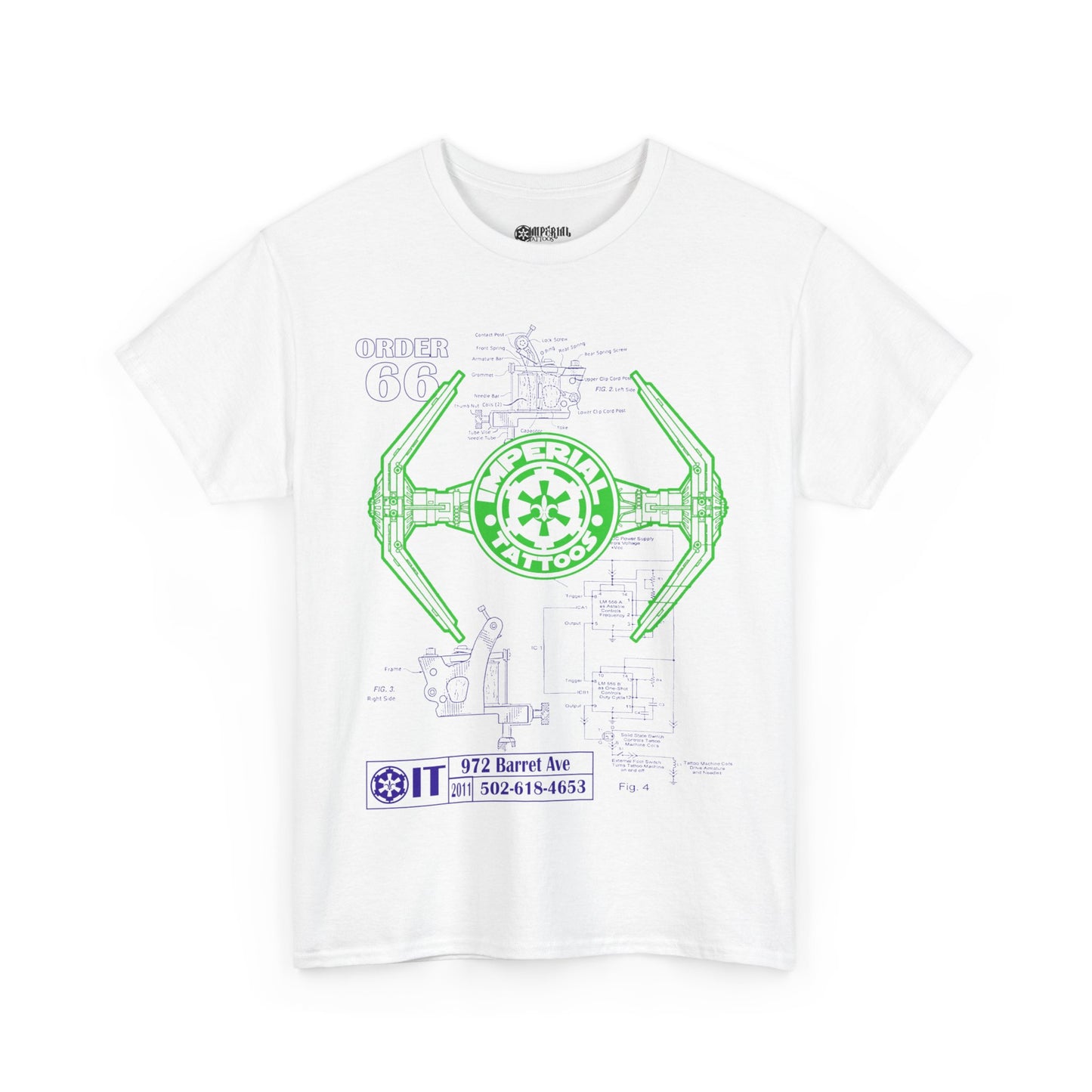 Schematic Green/Purple T-Shirt