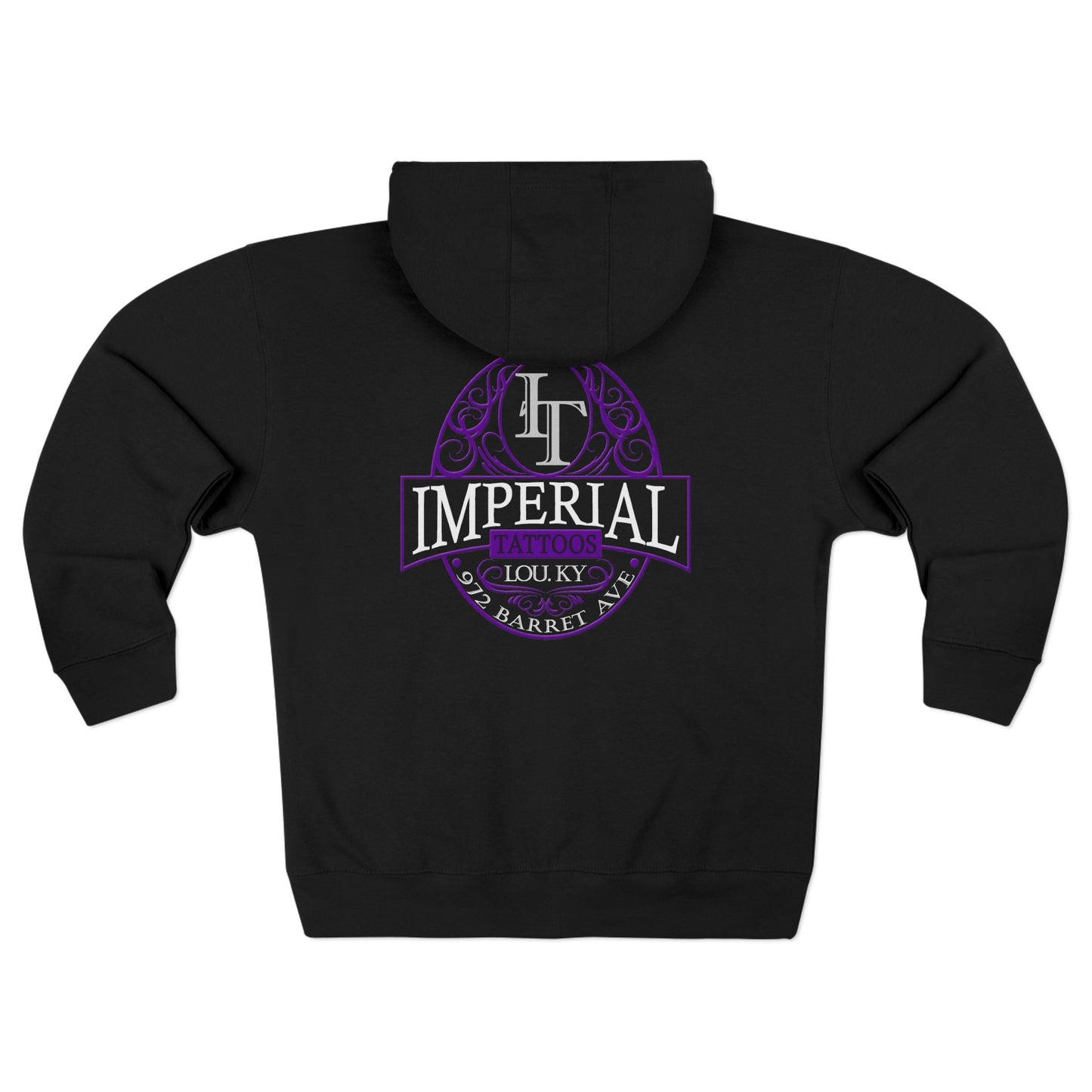 Hoodie | Smokers Purple | Imperial Luxe Unisex Zip Hoodie - Cozy Streetwear, Perfect for Outdoor Adventures, Casual Outfits, Gifts for Friends, Layering Essentials