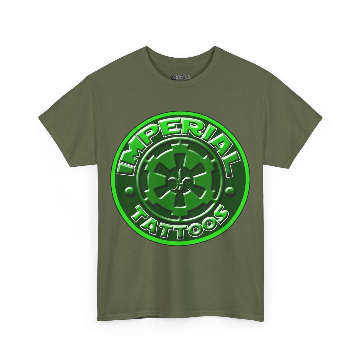 Imperial Tattoos Green Logo T-Shirt - Fresh and Bold