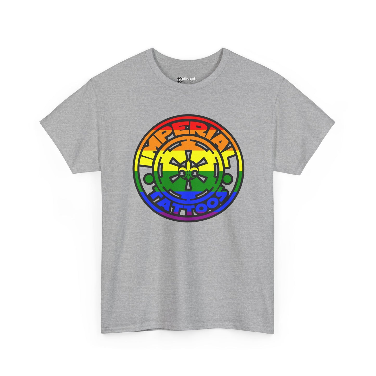 Pride | 2010 Cog | Colorful Graphic Unisex Heavy Cotton Tee, Pride Symbol Tee, Tattoo Studio Merchandise, LGBTQ+ Apparel, Casual T-Shirt