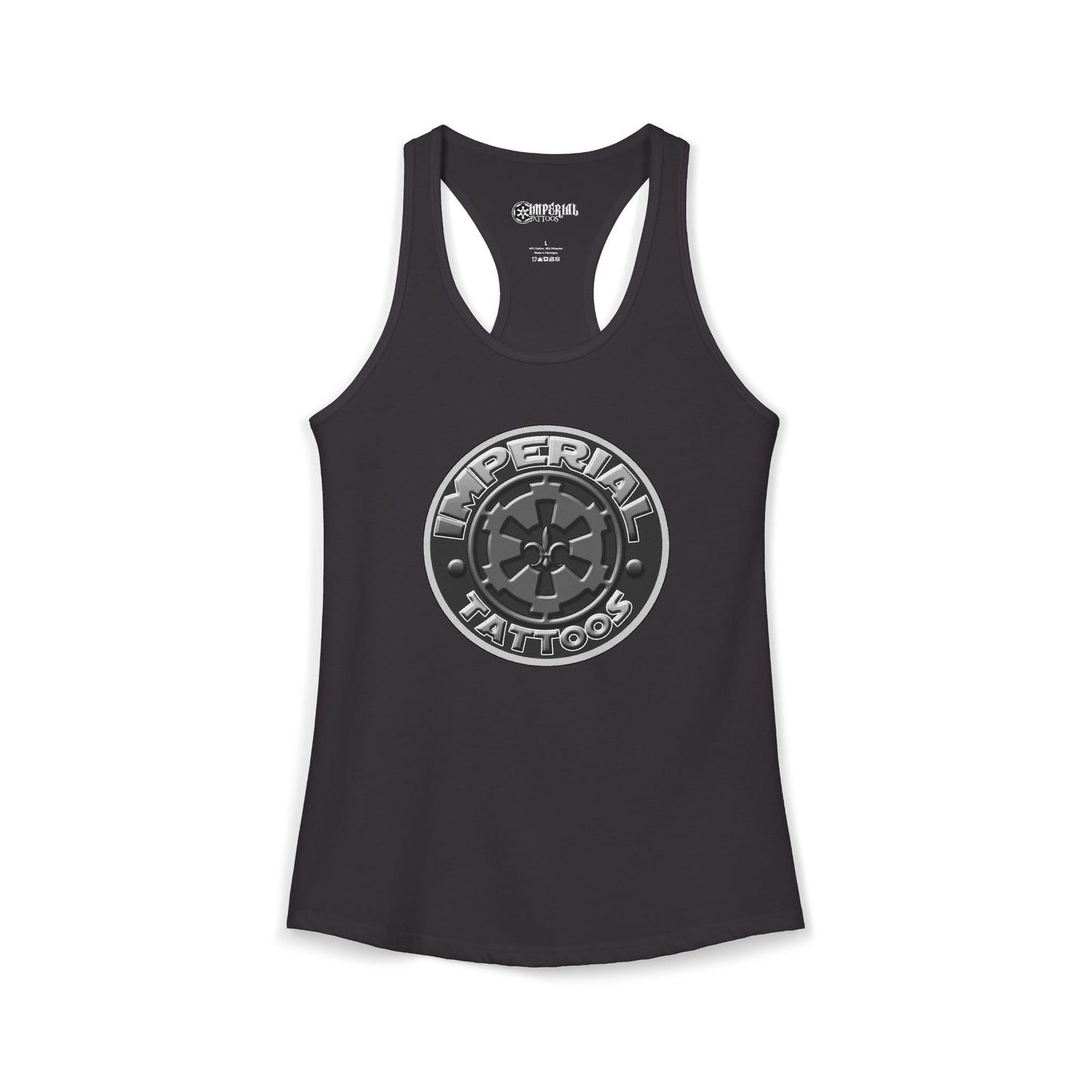 Women's Racerback Tank Imperial Tattoos 2016 COG GREY