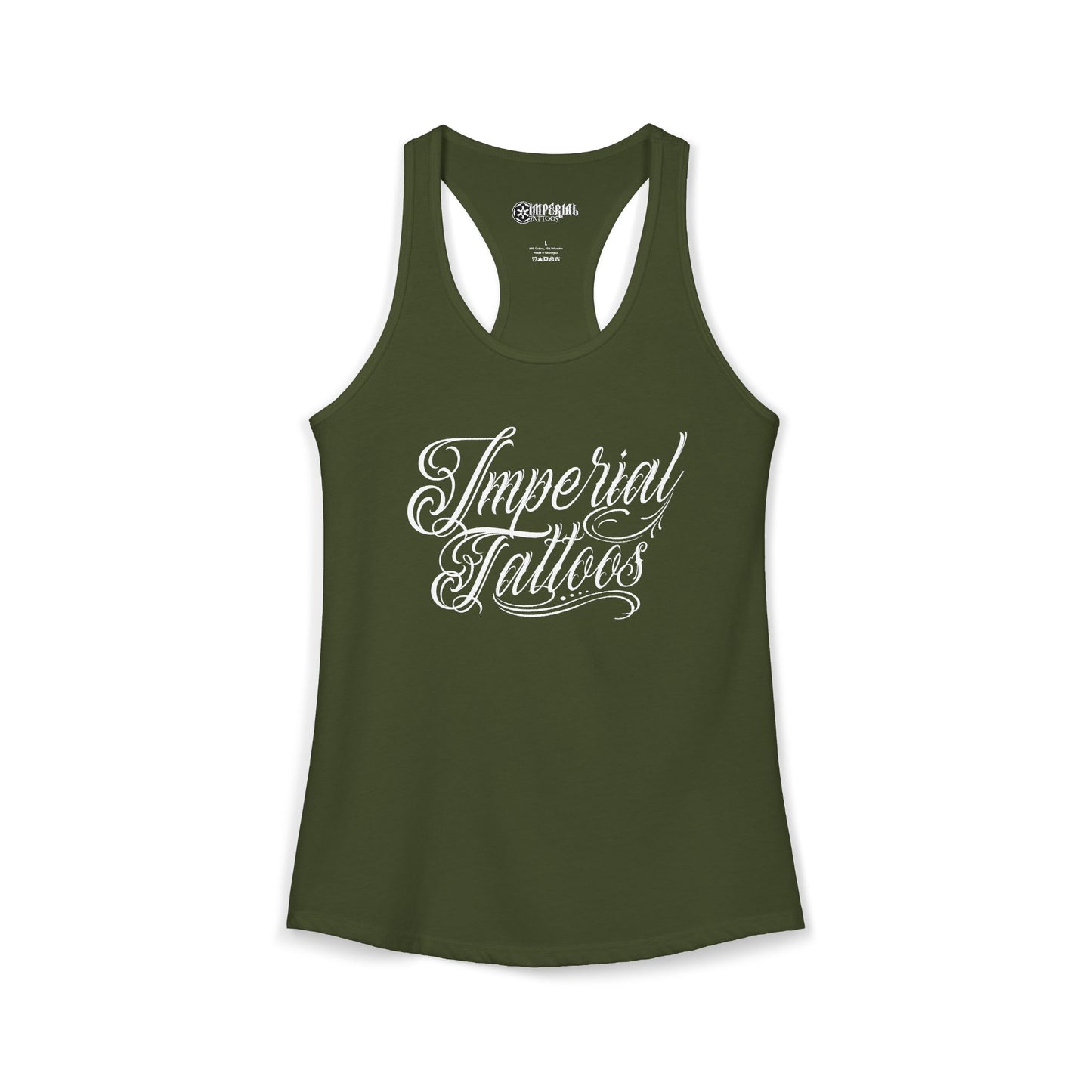 Women's Racerback Tank Imperial Tattoos Beautiful Disaster
