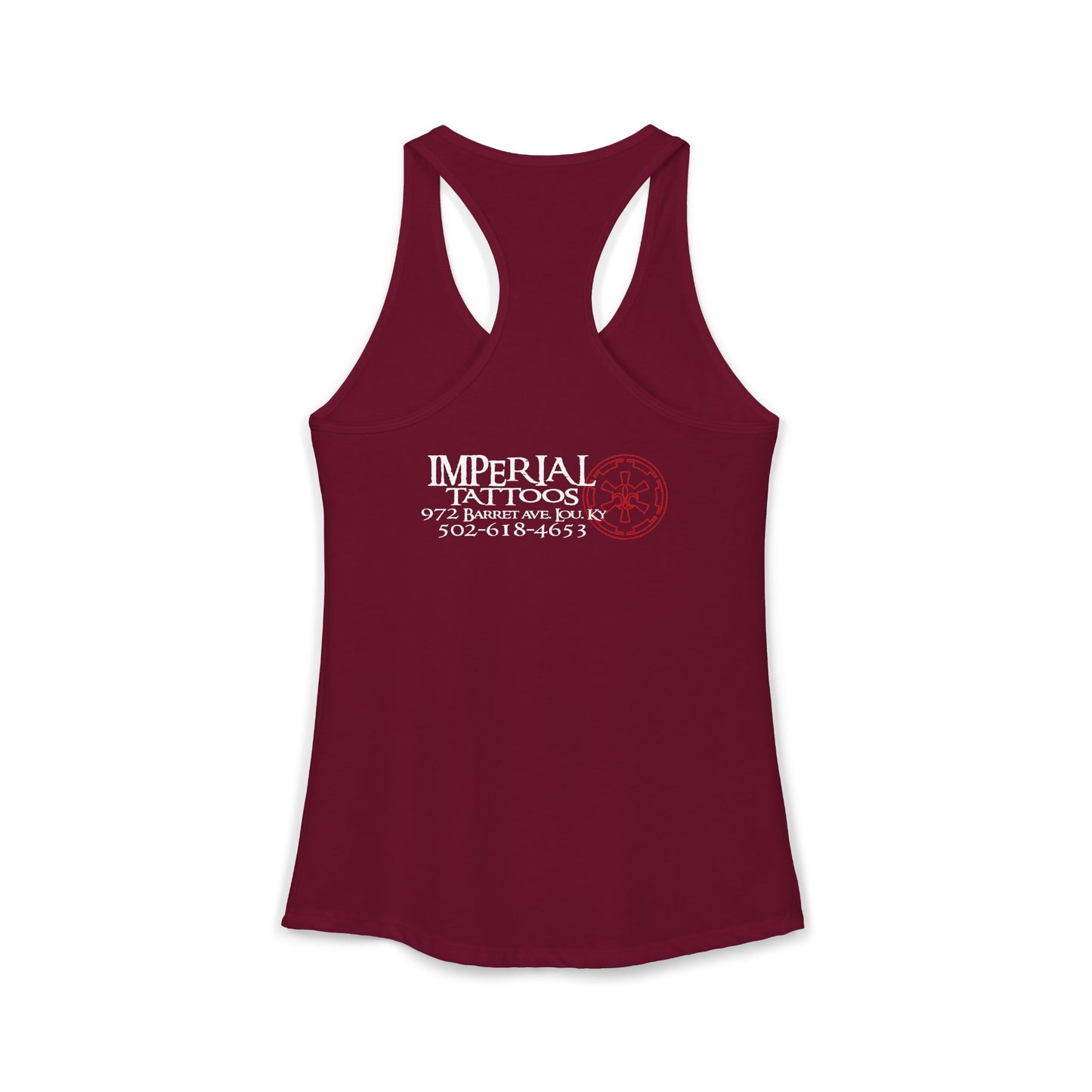 Women's Racerback Tank Imperial Tattoos 2016 COG GREEN